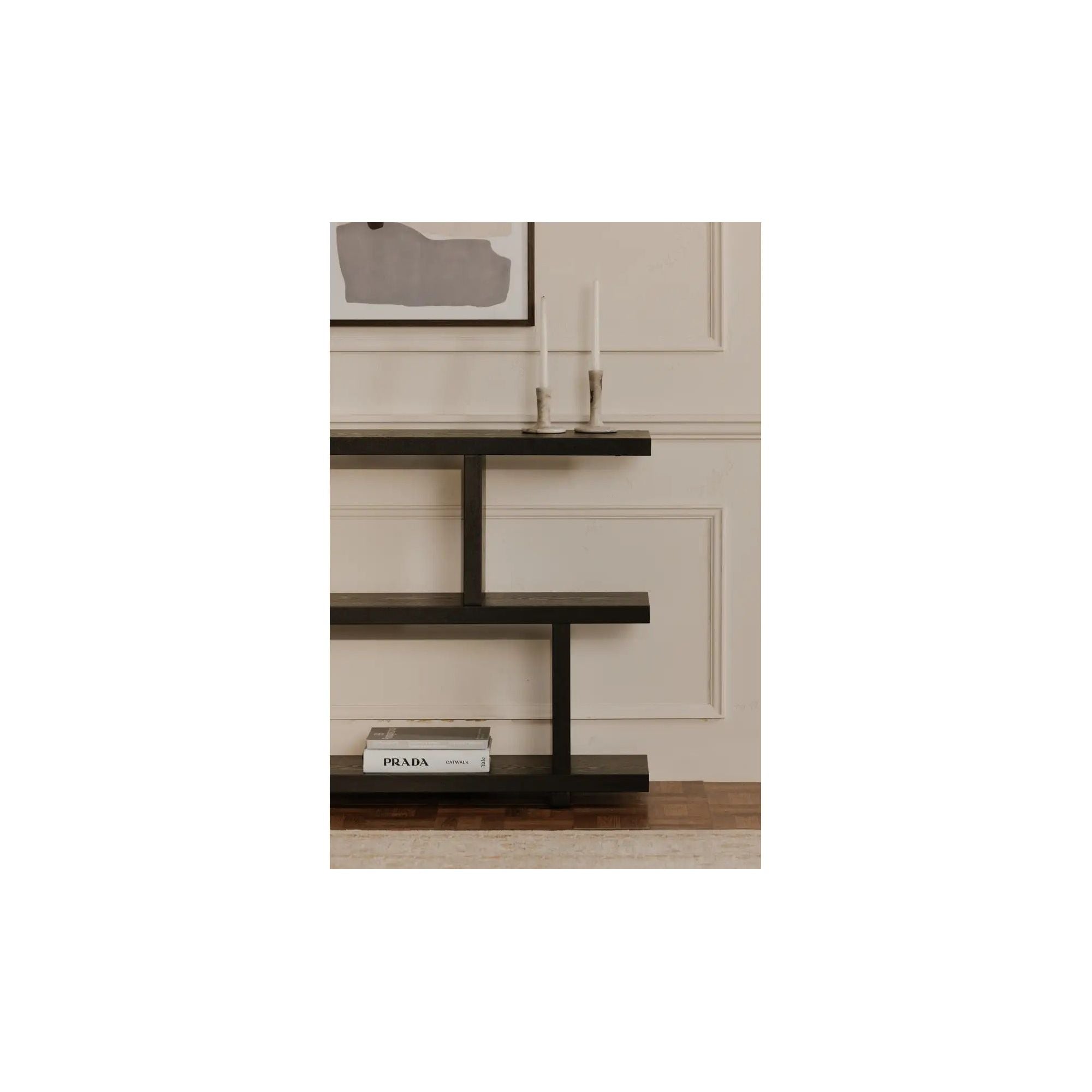 Moe’s Home Collection Miri Small Black Shelf - Image 3