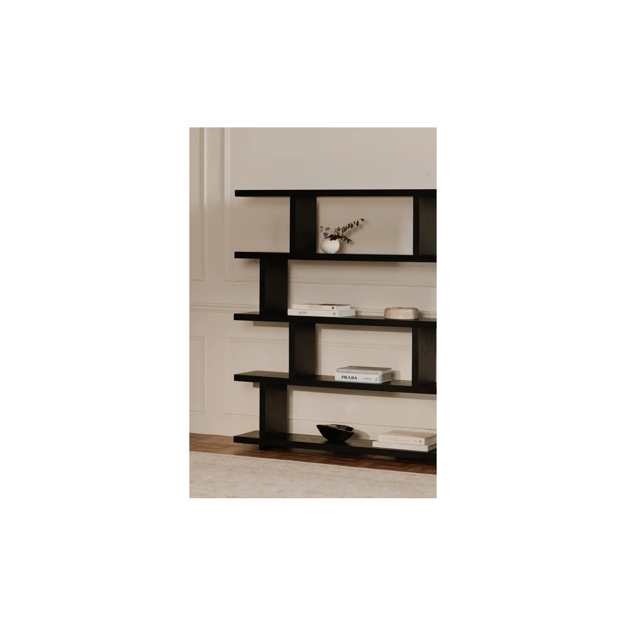 Moe’s Home Collection Miri Black Large Shelf - Image 3