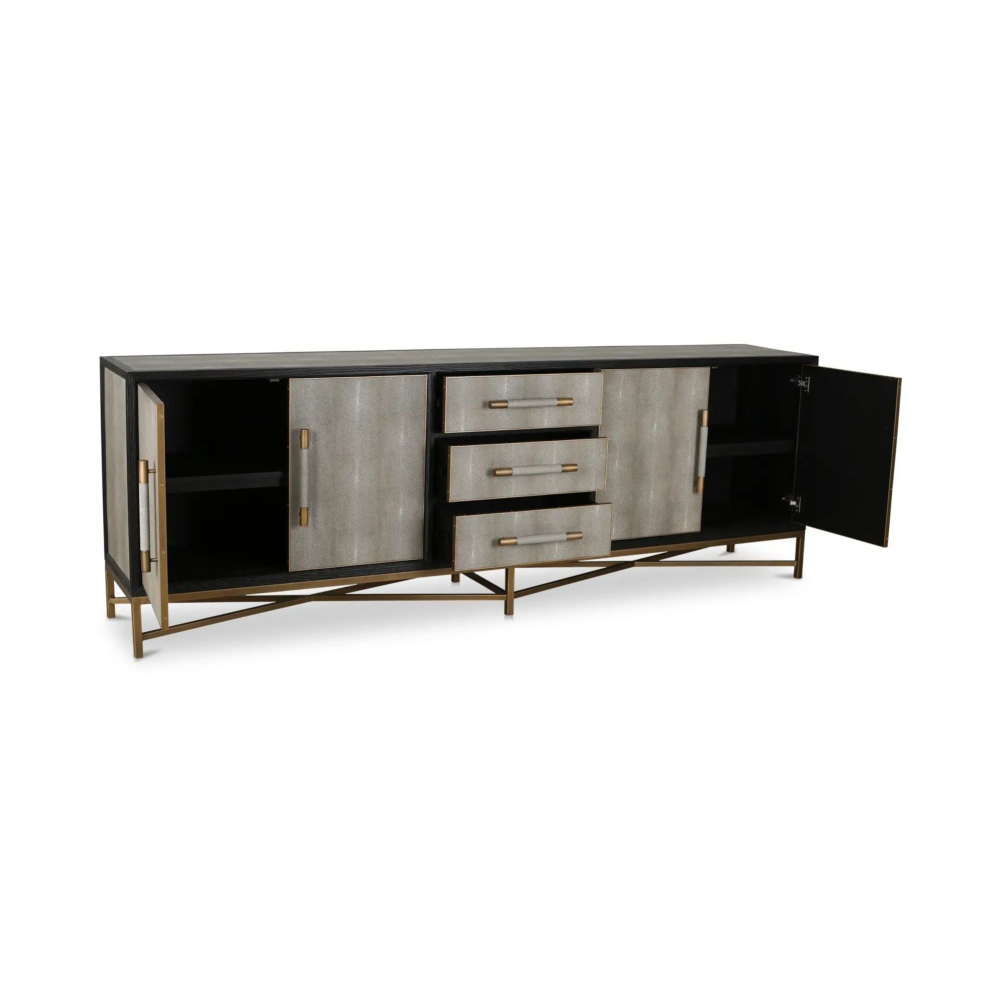 Moe's Home Collection Mako Large Shagreen Sideboard - Image 3