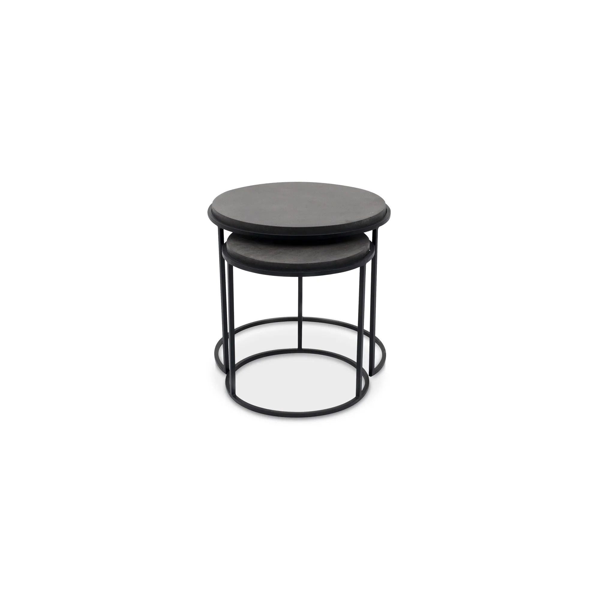 Moe's Home Collection Roost Black Nesting Tables ~ Set Of 2 - Image 3