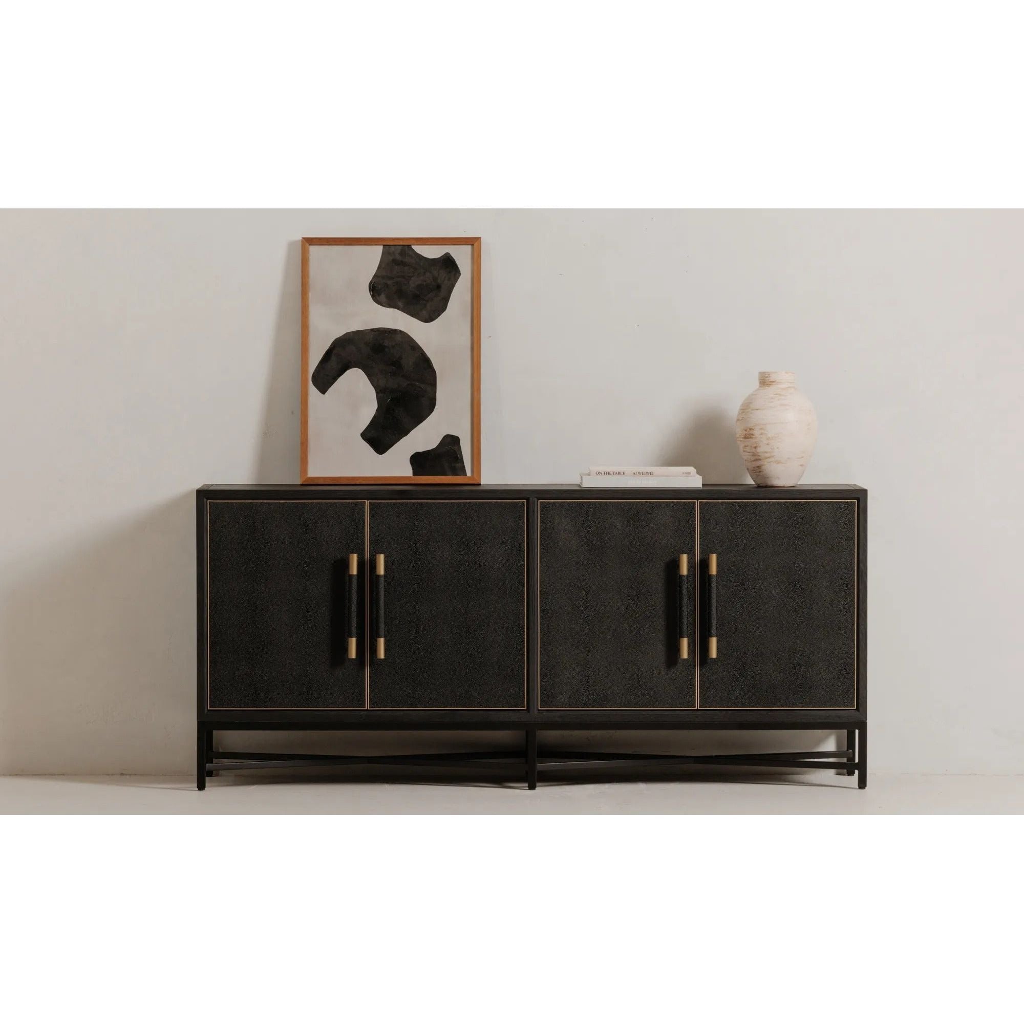 Moe's Home Collection Mako Black Shagreen Sideboard - Image 2