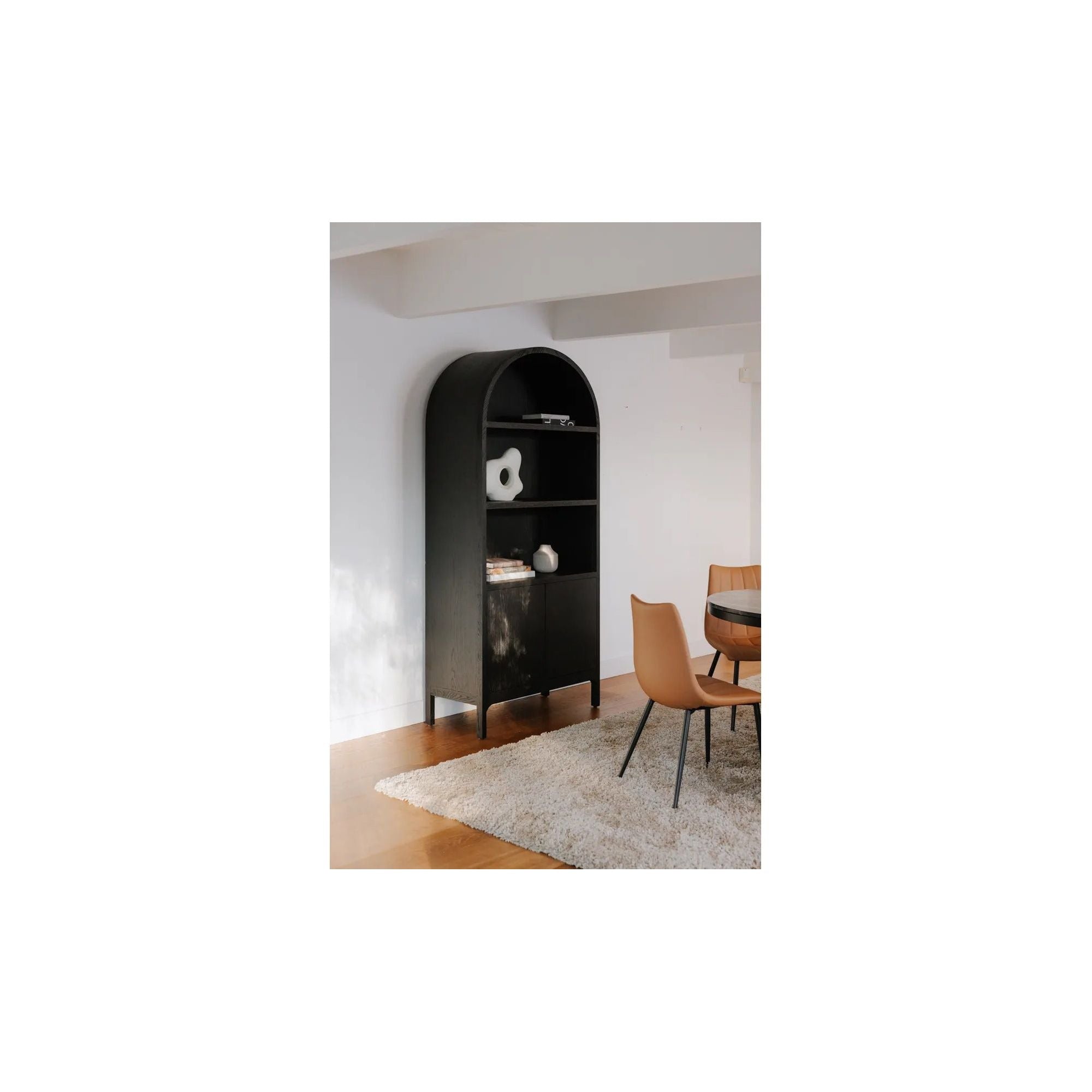 Moe’s Home Collection Wilde Black Oak Display Cabinet - Image 2