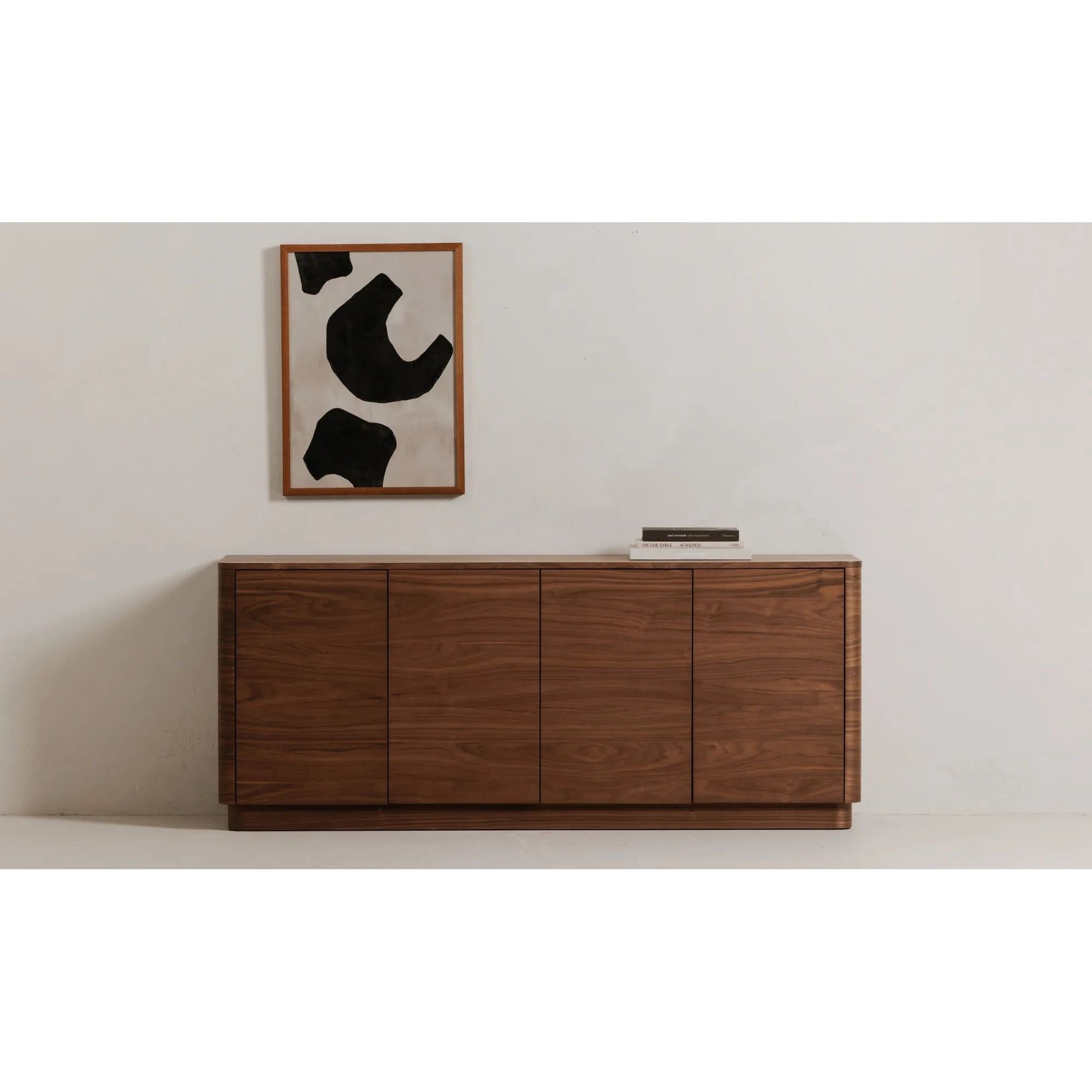Moe's Home Collection Round Off Walnut Brown Sideboard - Image 2