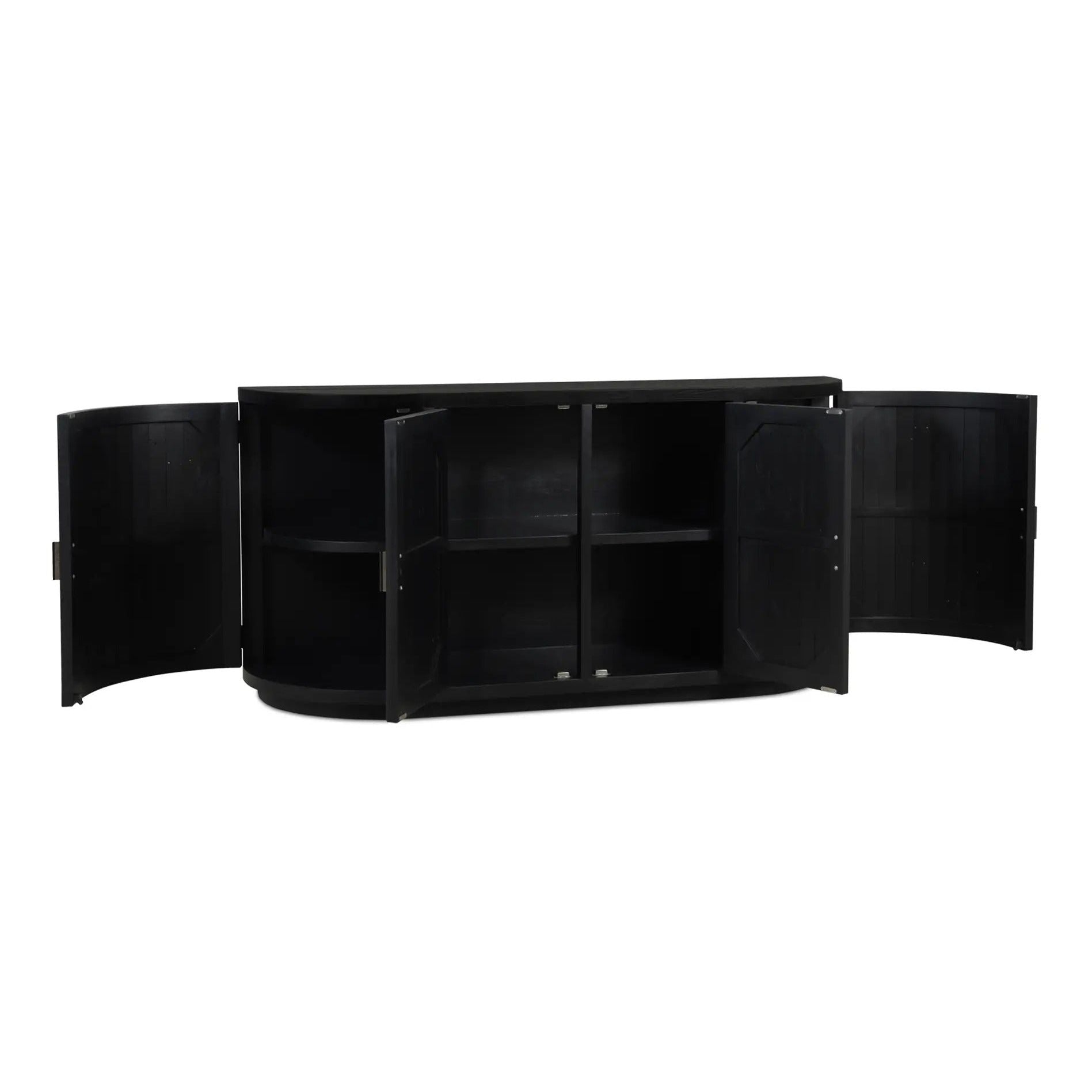 Moe's Home Collection Nicola Black Sideboard - Image 3