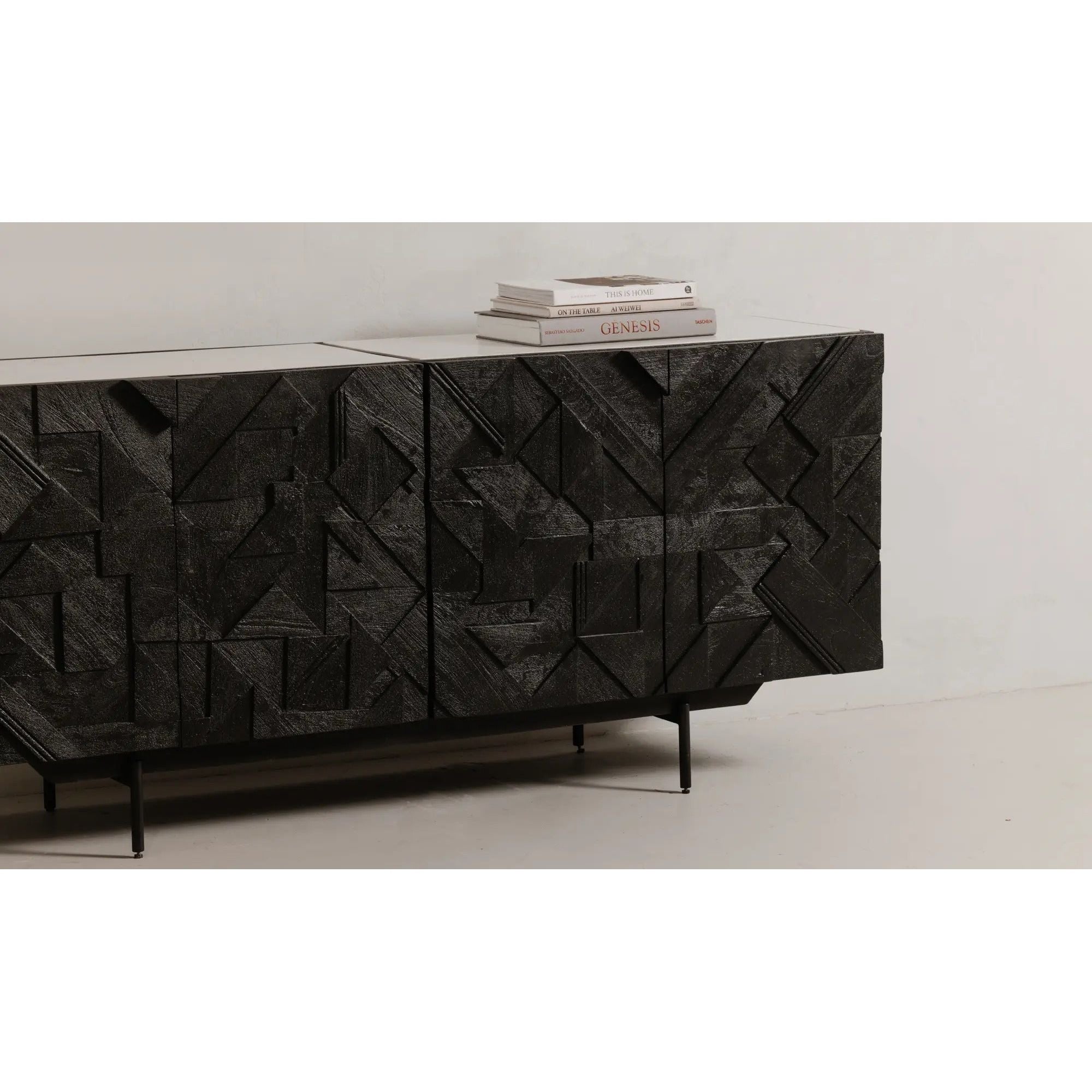 Moe's Home Collection Kattan Black Sideboard - Image 3