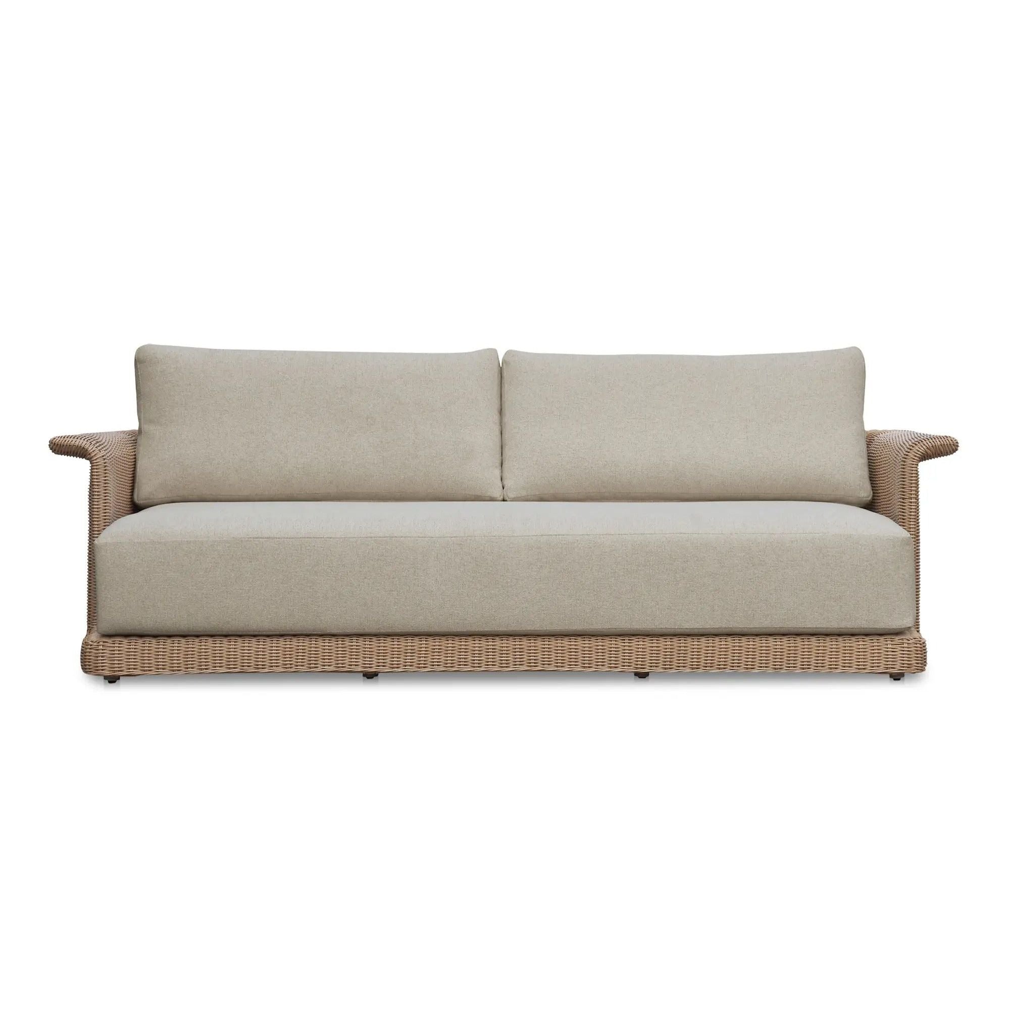 Moe's Home Collection Meredith Beige Outdoor Sofa - Image 1