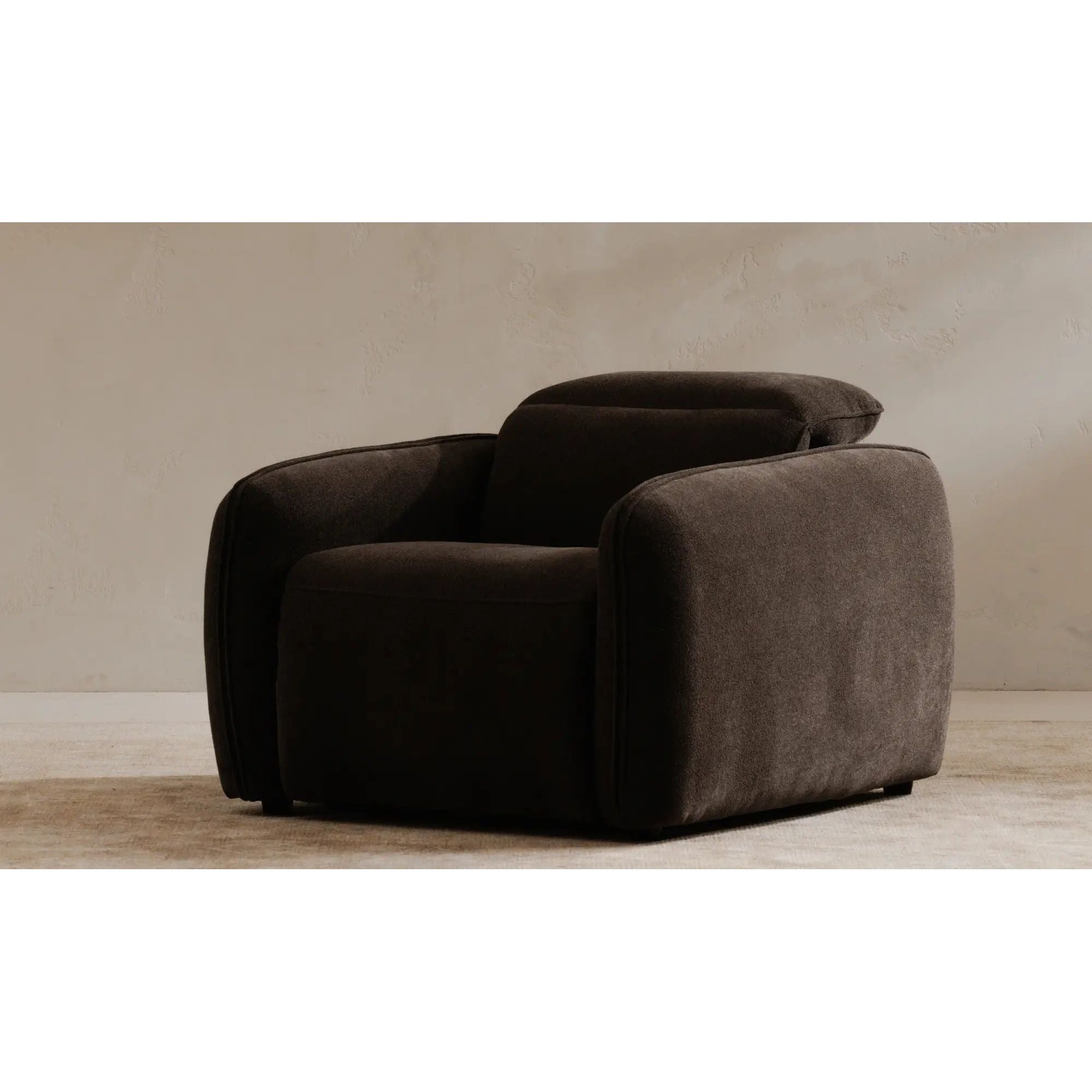 Moe's Home Collection Eli Dusk Grey Power Recliner Chair - Image 2