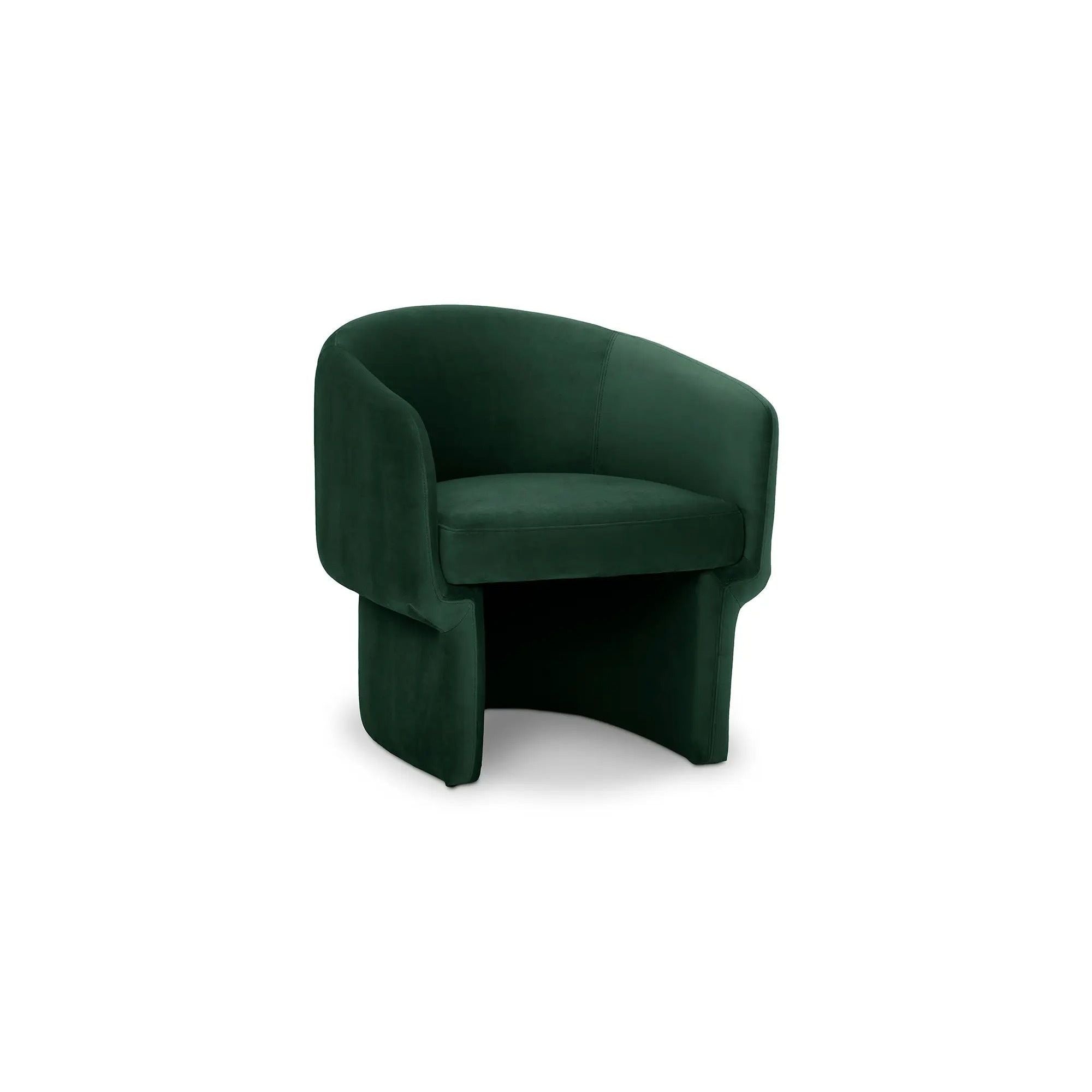 Moe's Home Collection Franco Dark Green Chair - Image 3