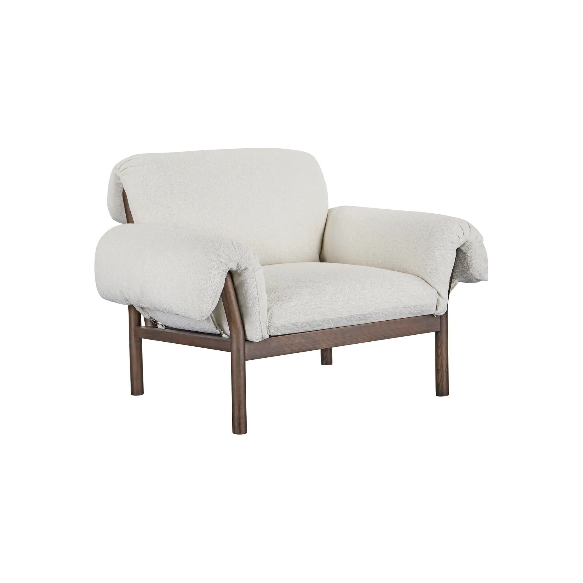 Moe's Home Collection Cardero Ivory Lounge Chair - Image 3