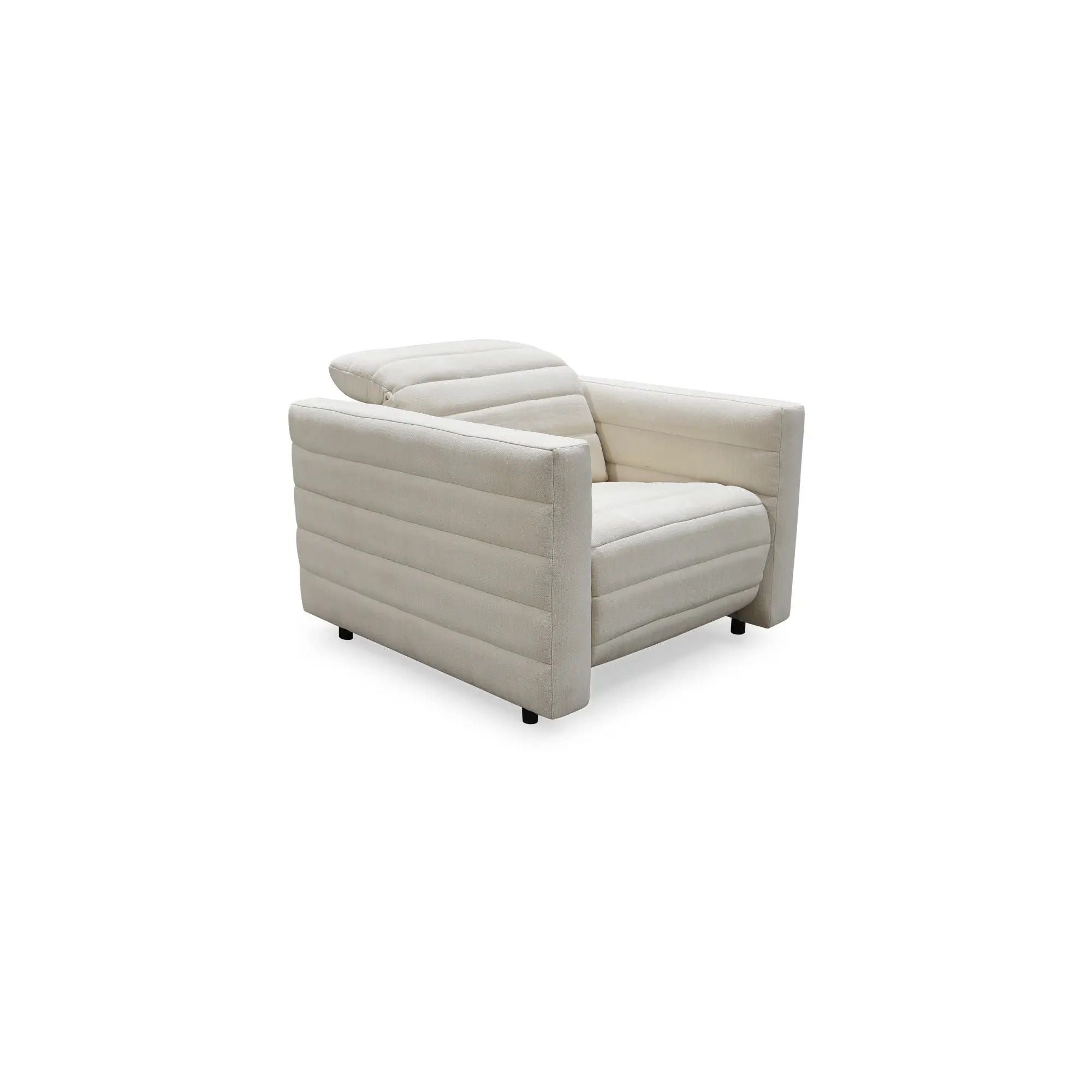 Moe's Home Collection Juno Off White Power Recliner Chair - Image 2