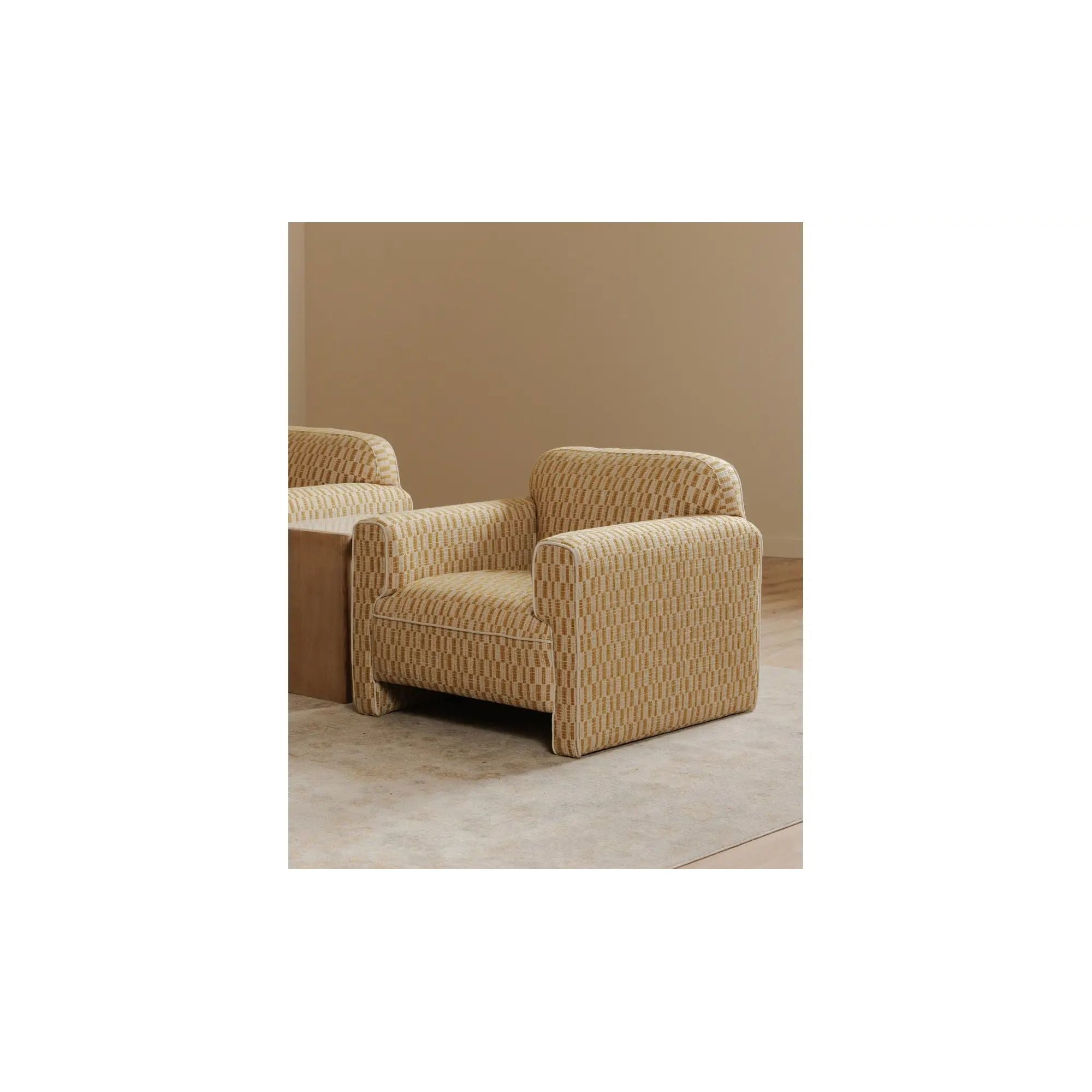 Moe's Home Collection Leo Chartreuse Accent Chair - Image 3
