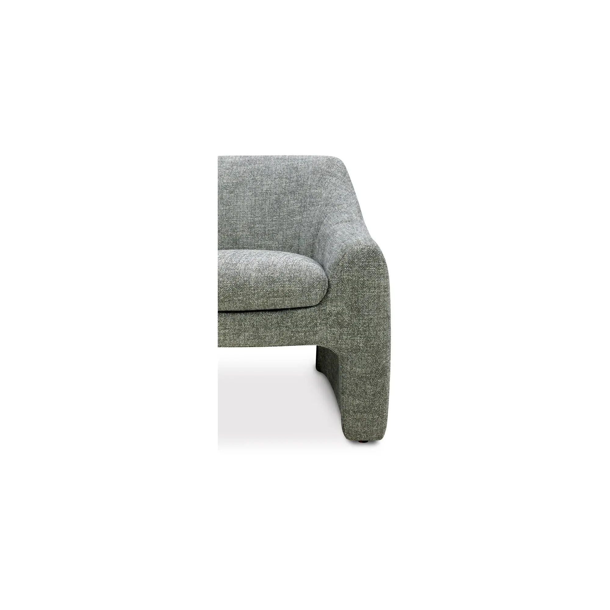 Moe's Home Collection Kenzie Slated Moss Accent Chair - Image 3