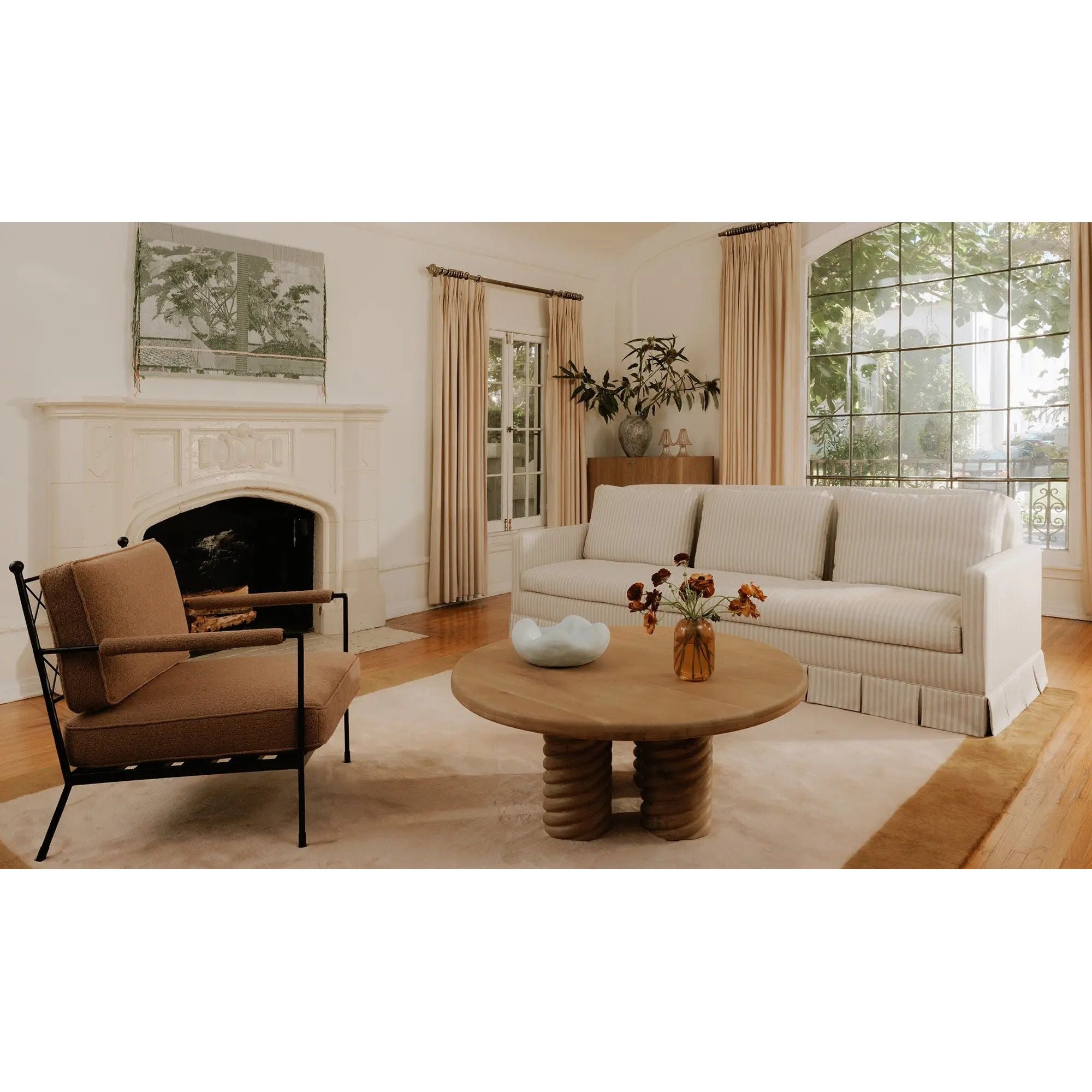 Moe's Home Collection Vecchia Terracotta Accent Chair - Image 2