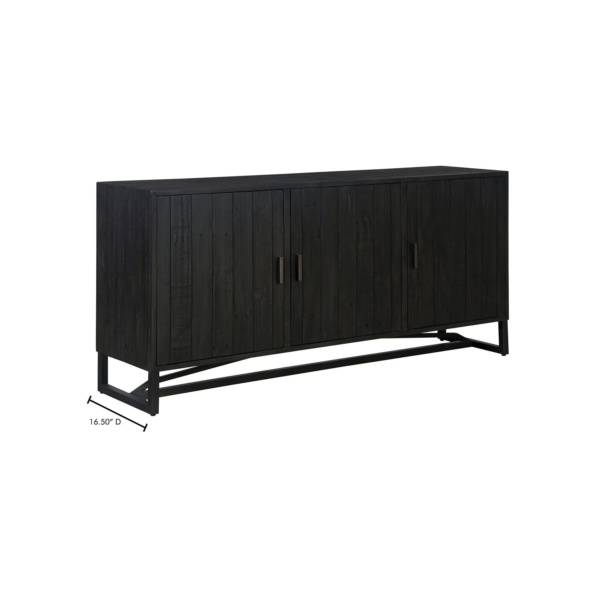 Moe's Home Collection Sierra Black Sideboard - Image 3