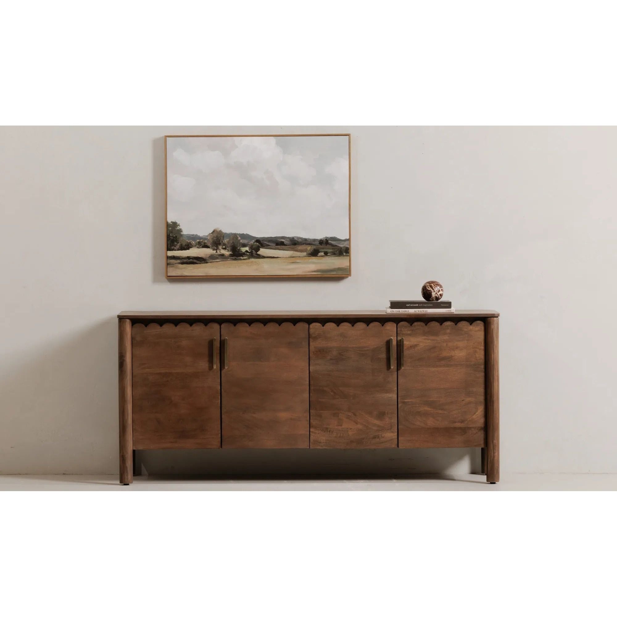 Moe's Home Collection Wiley Vintage Brown 4 Door Sideboard - Image 2