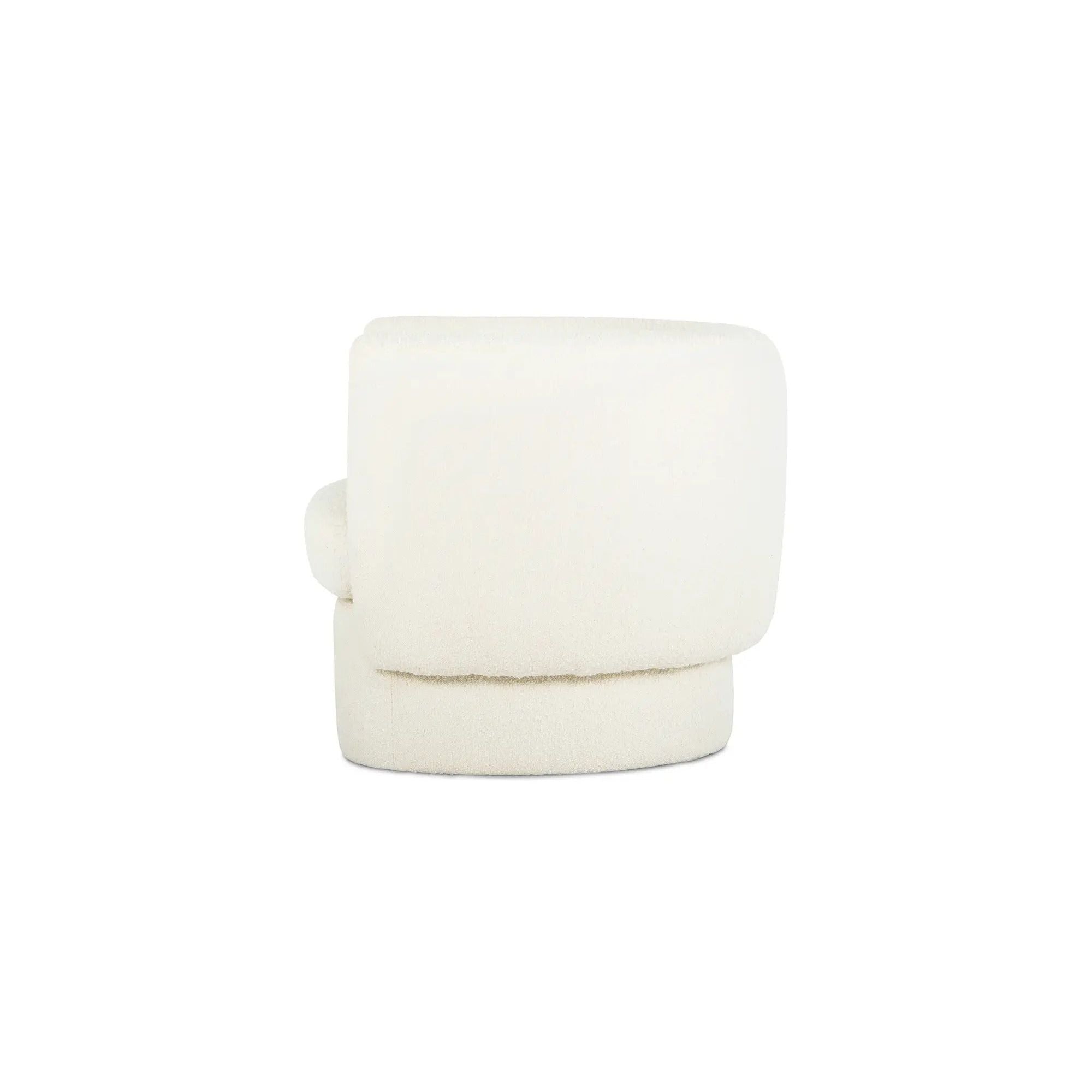Moe's Home Collection Koba White Chair - Image 3