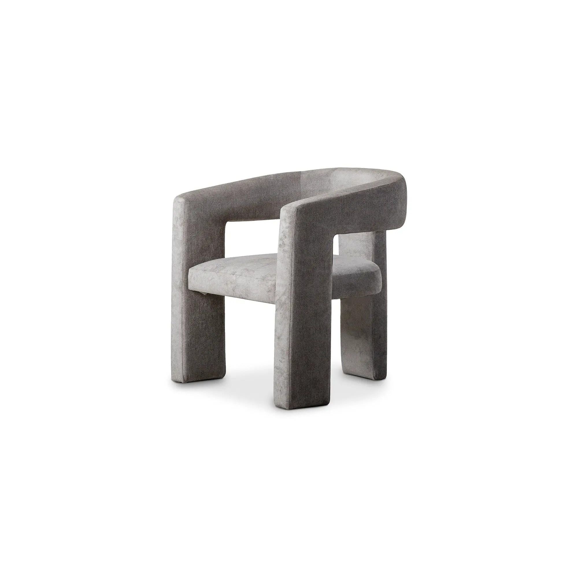 Moe's Home Collection Elo Light Grey Chair - Image 3