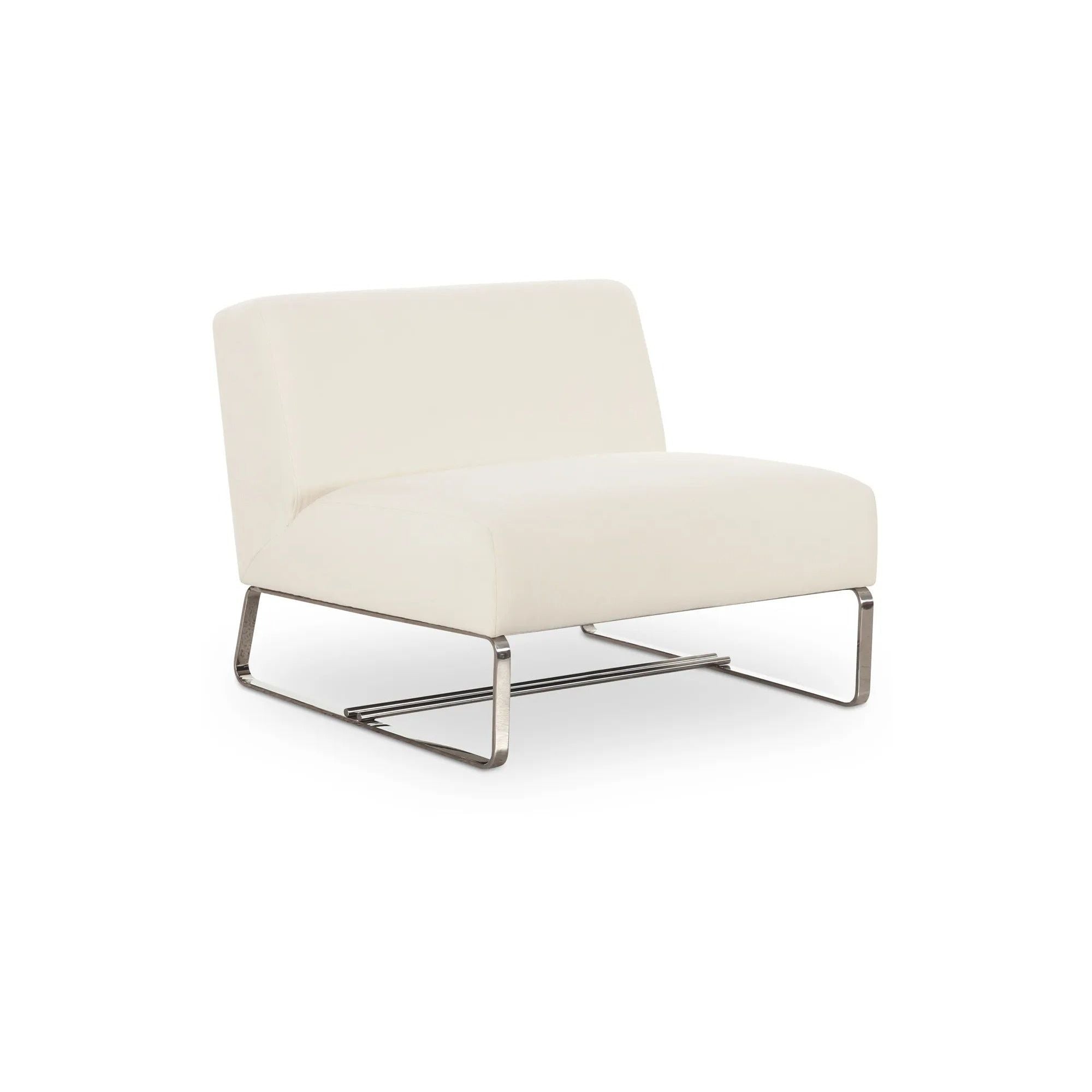 Moe's Home Collection Jules Off White Outdoor Accent Chair - Image 2