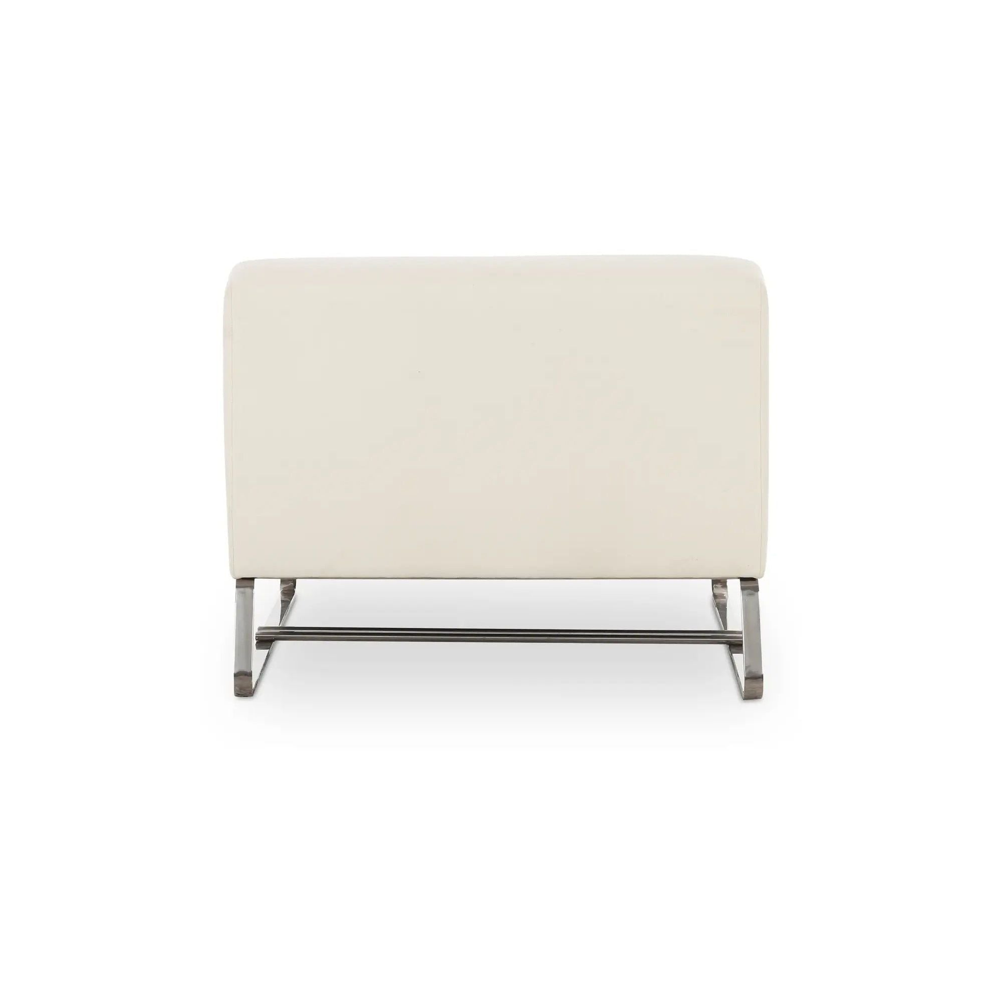 Moe's Home Collection Jules Off White Outdoor Accent Chair - Image 3