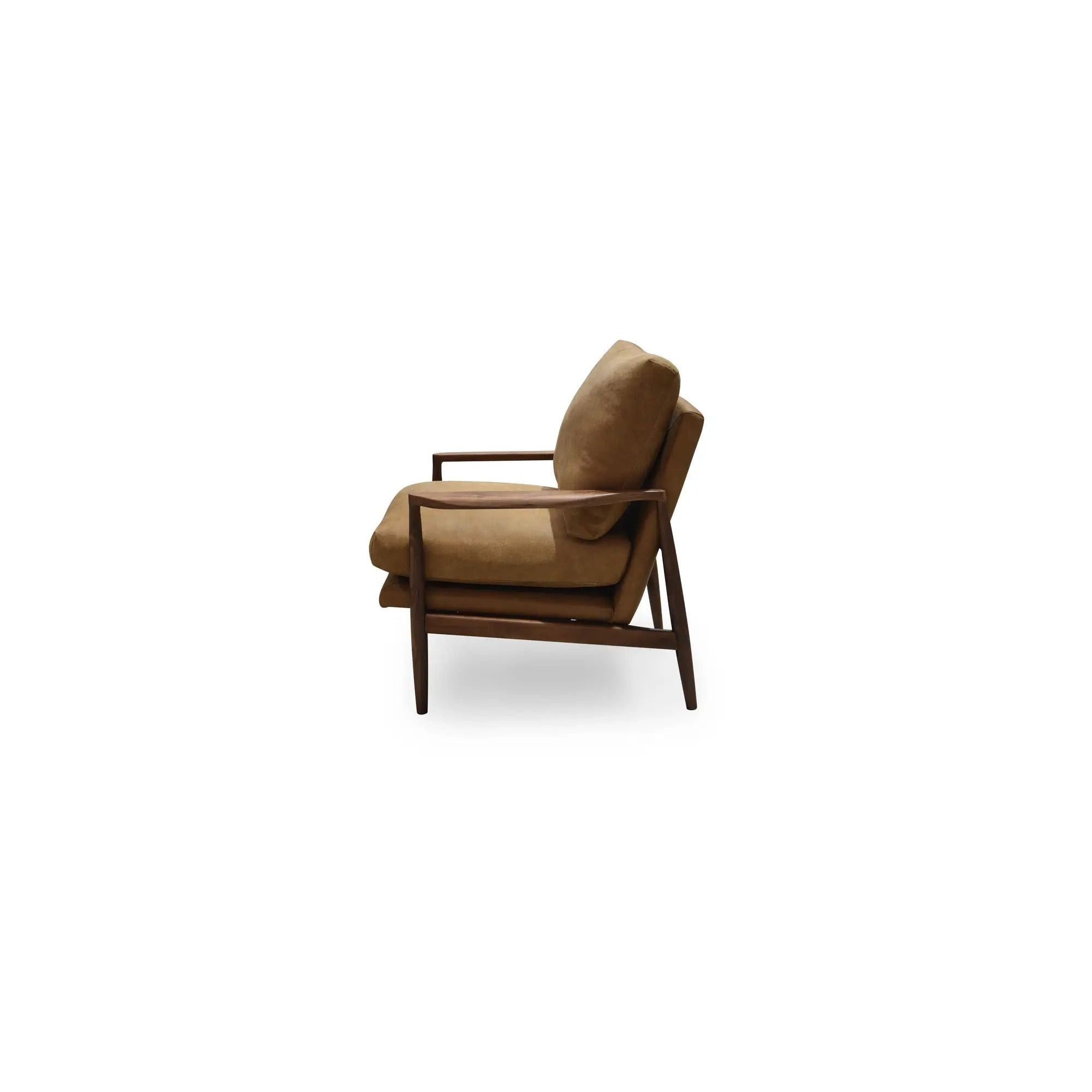 Moe's Home Collection Arturo Tan Leather Accent Chair - Image 2