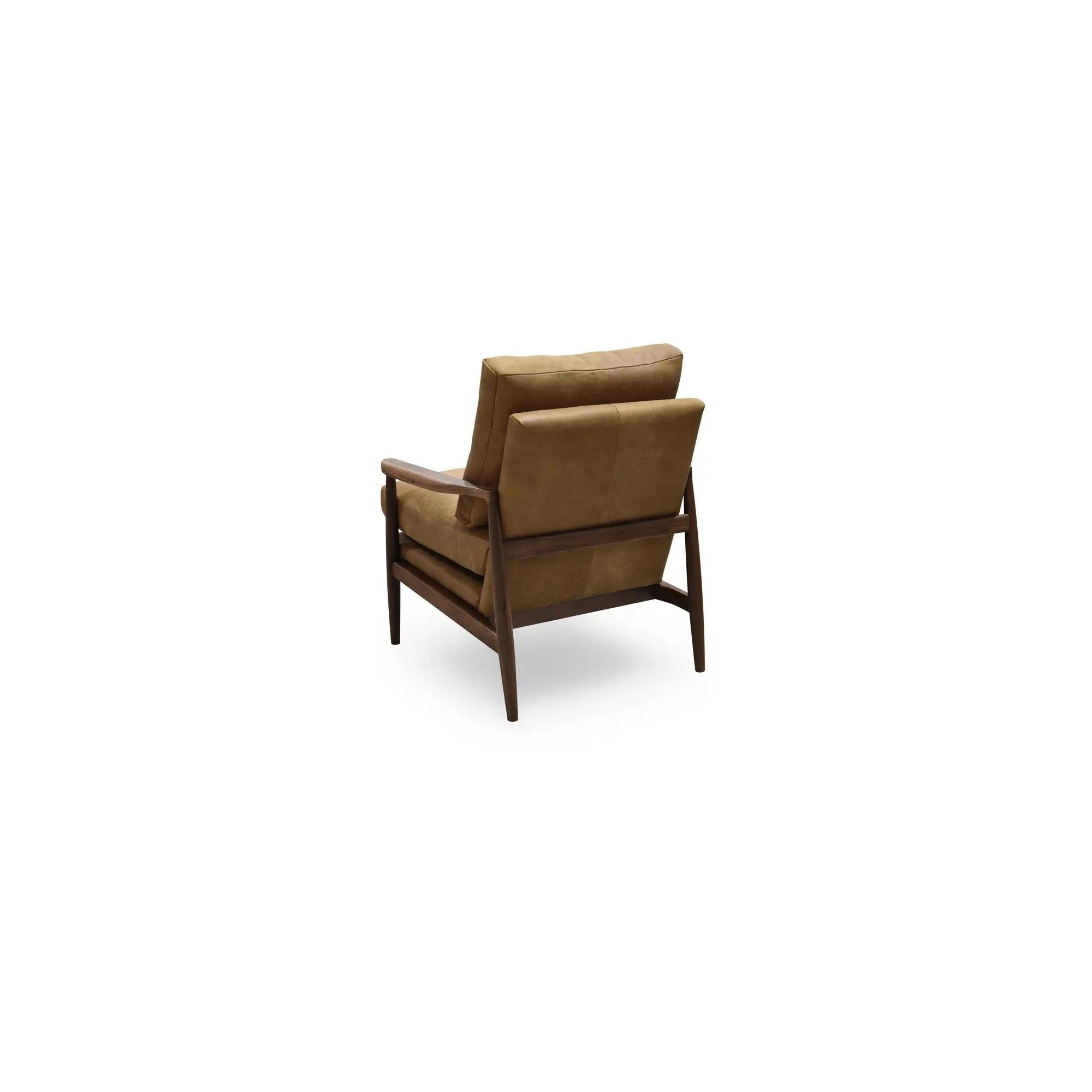 Moe's Home Collection Arturo Tan Leather Accent Chair - Image 3