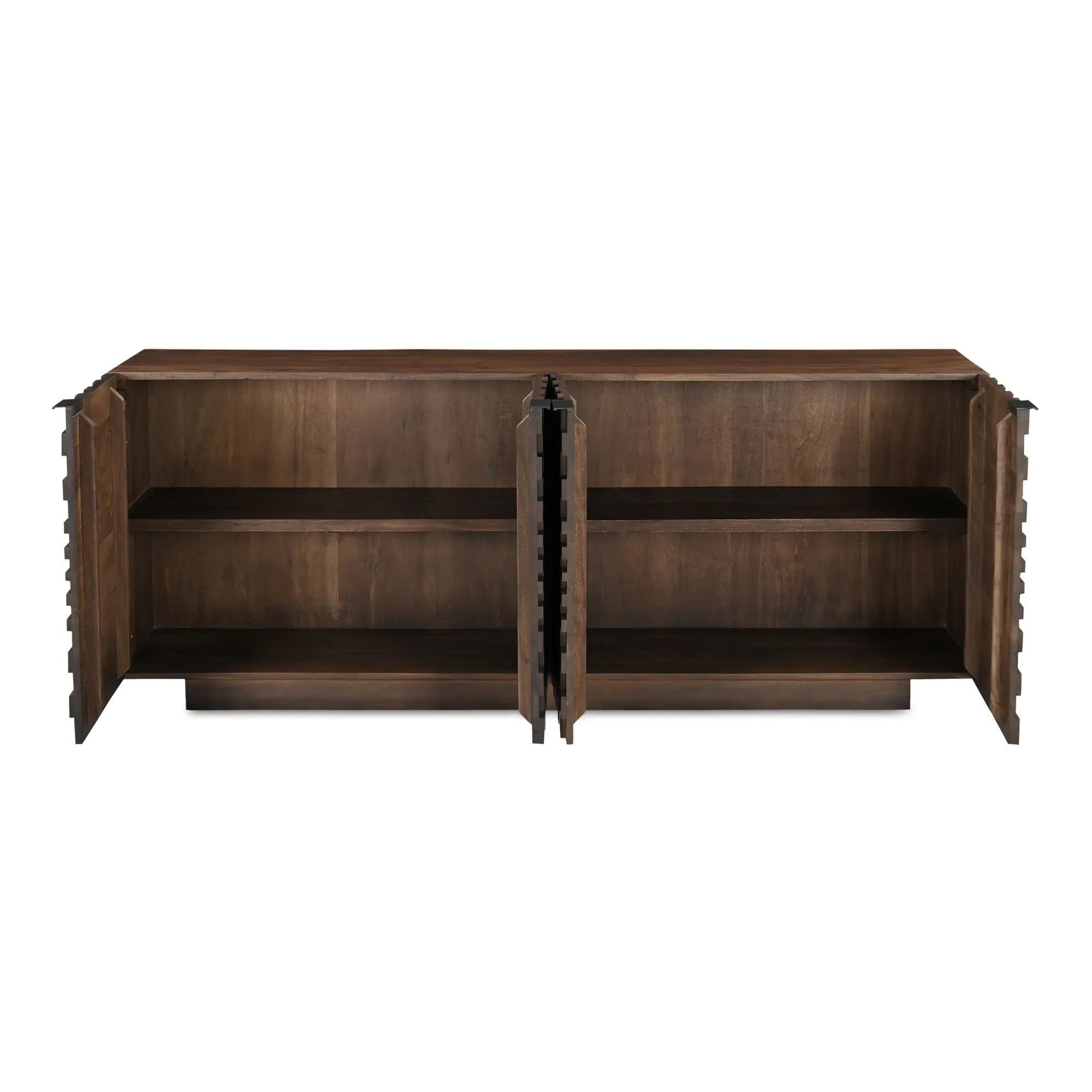 Moe's Home Collection Easton Brown Acacia Sideboard - Image 3