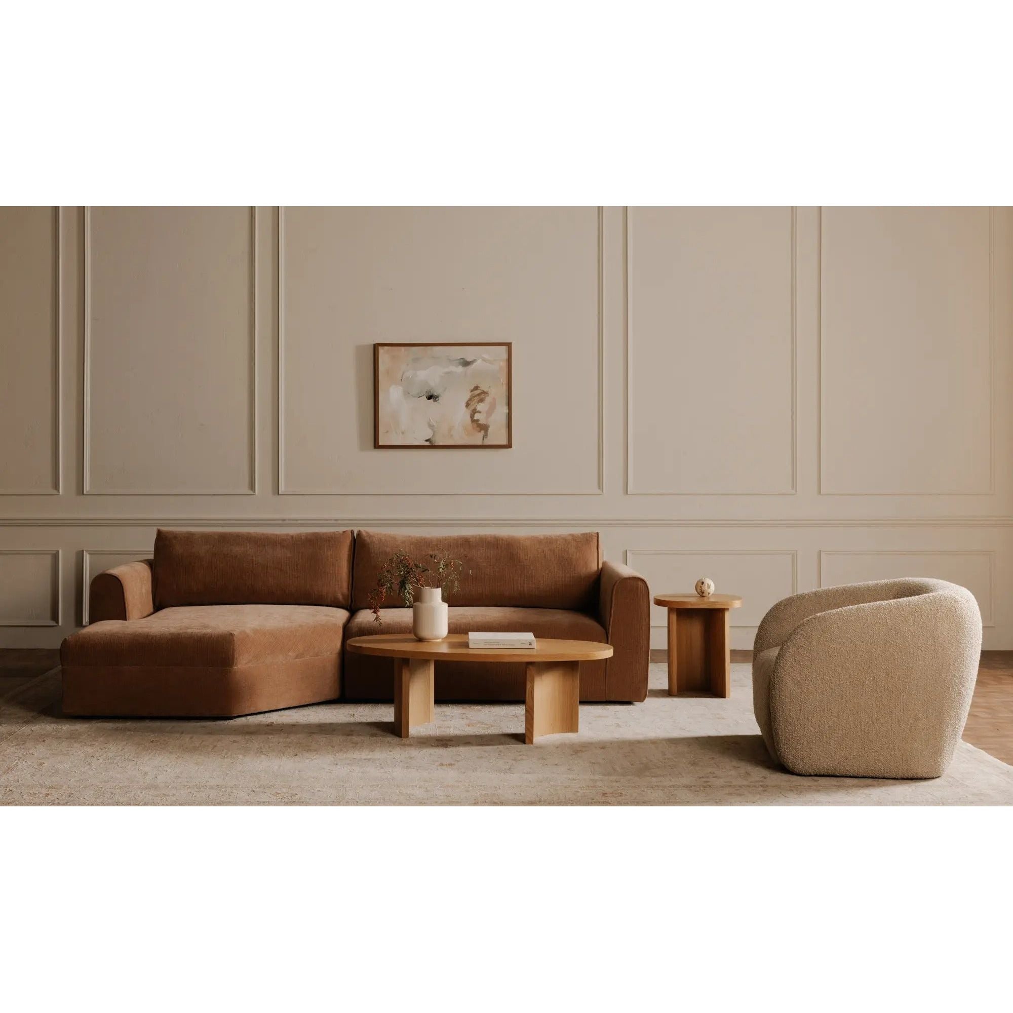 Moe's Home Collection Louise Natural Accent Table - Image 2