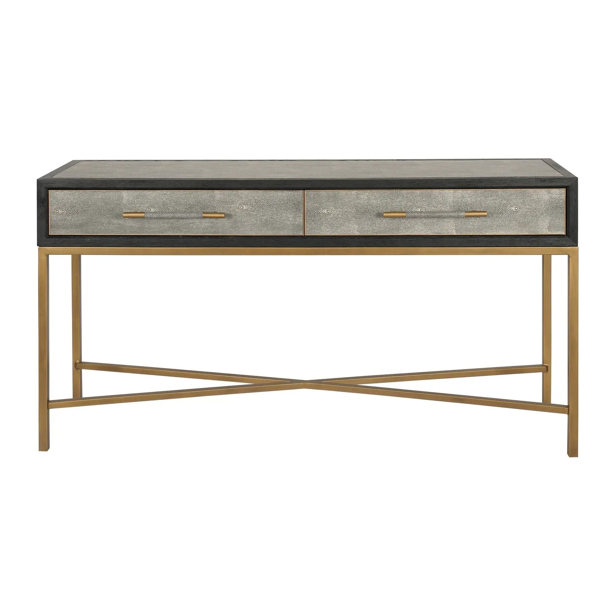 Moe’s Home Mako Grey Shagreen Console Table - Image 1