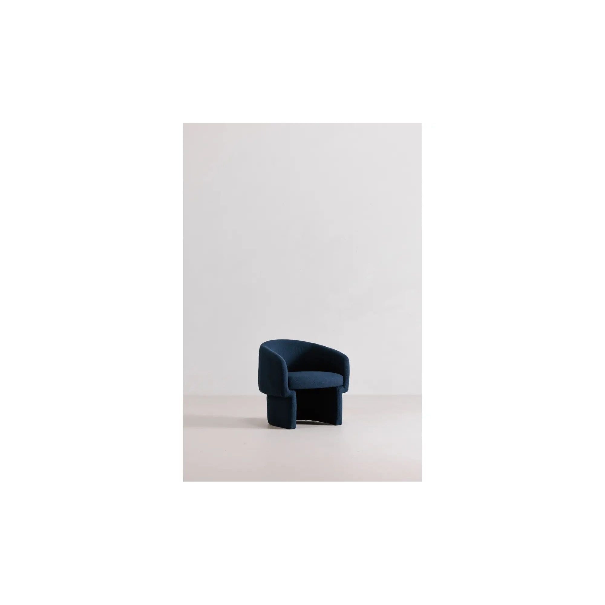 Moe's Home Collection Franco Dark Indigo Chair - Image 3
