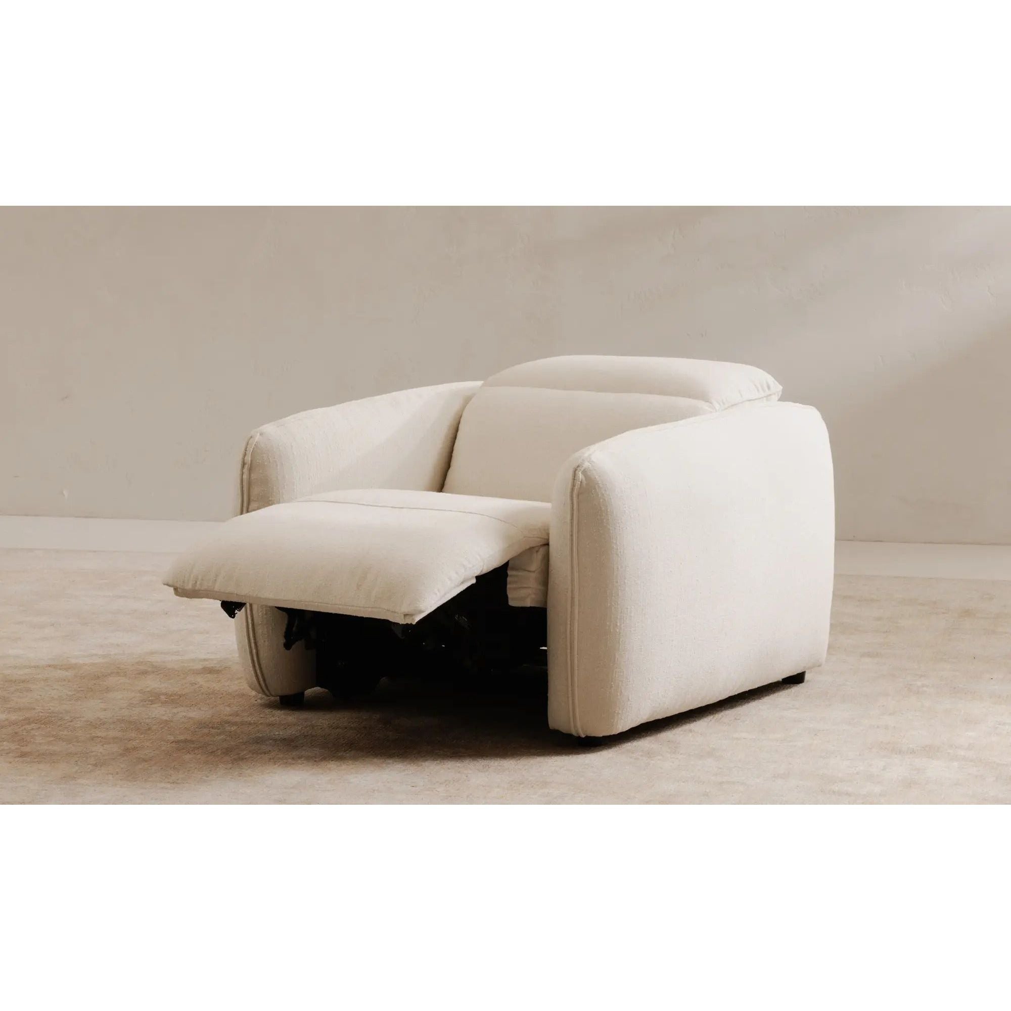 Moe's Home Collection Eli Warm White Power Recliner Chair - Image 2