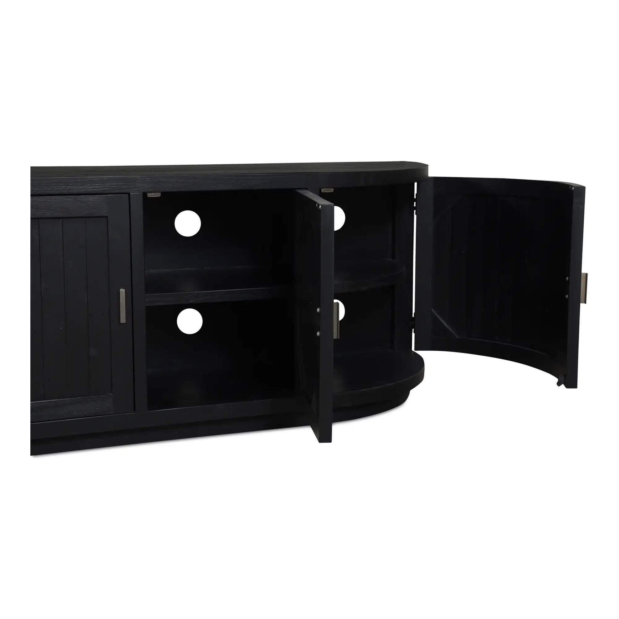 Moe's Home Collection Nicola Black Media Cabinet - Image 3
