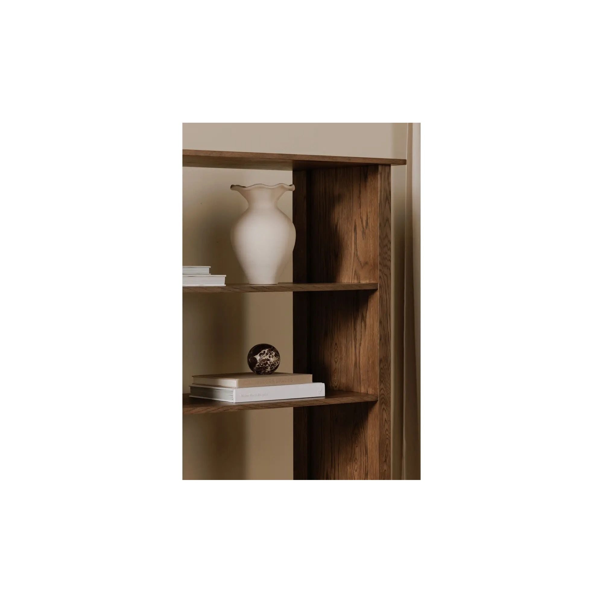 Moe’s Home Collection Caroline Warm Brown Bookcase - Image 2