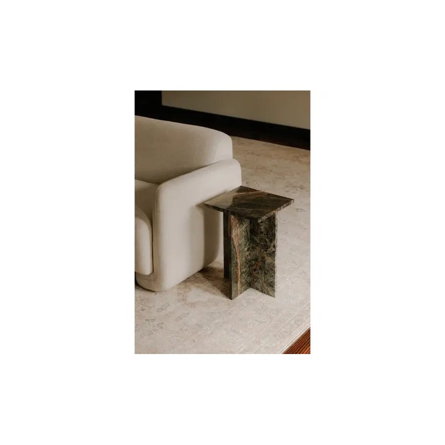 Moe's Home Collection Blair Rainforest Green Marble Accent Table - Image 2