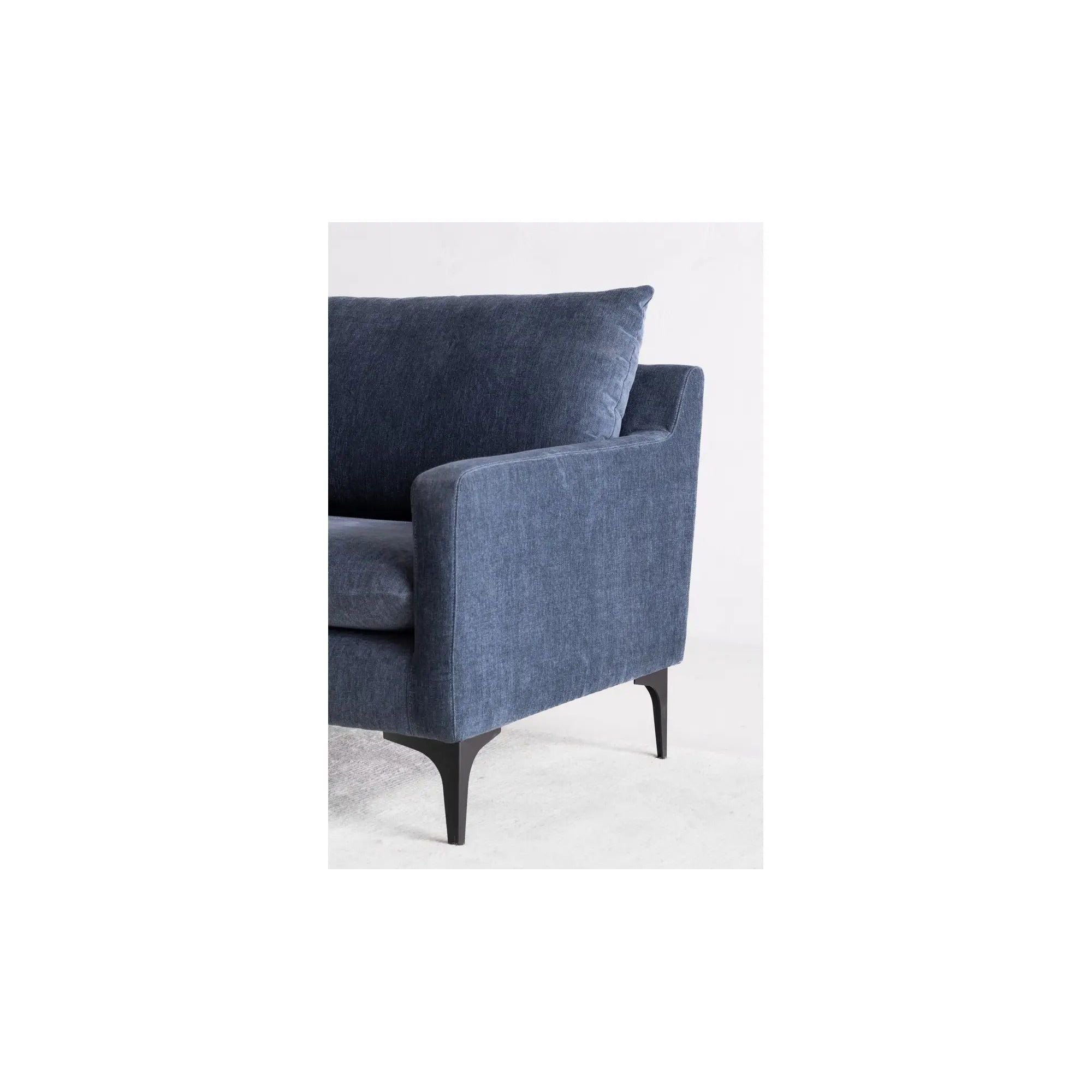 Moe's Home Collection Paris Blue Armchair - Image 2