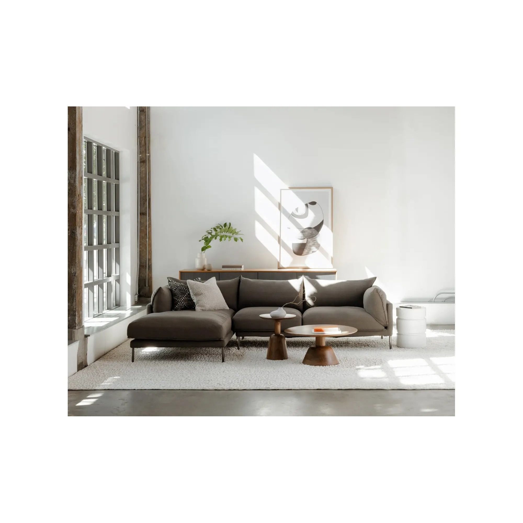 Moe's Home Collection Whim White Accent Table - Image 2