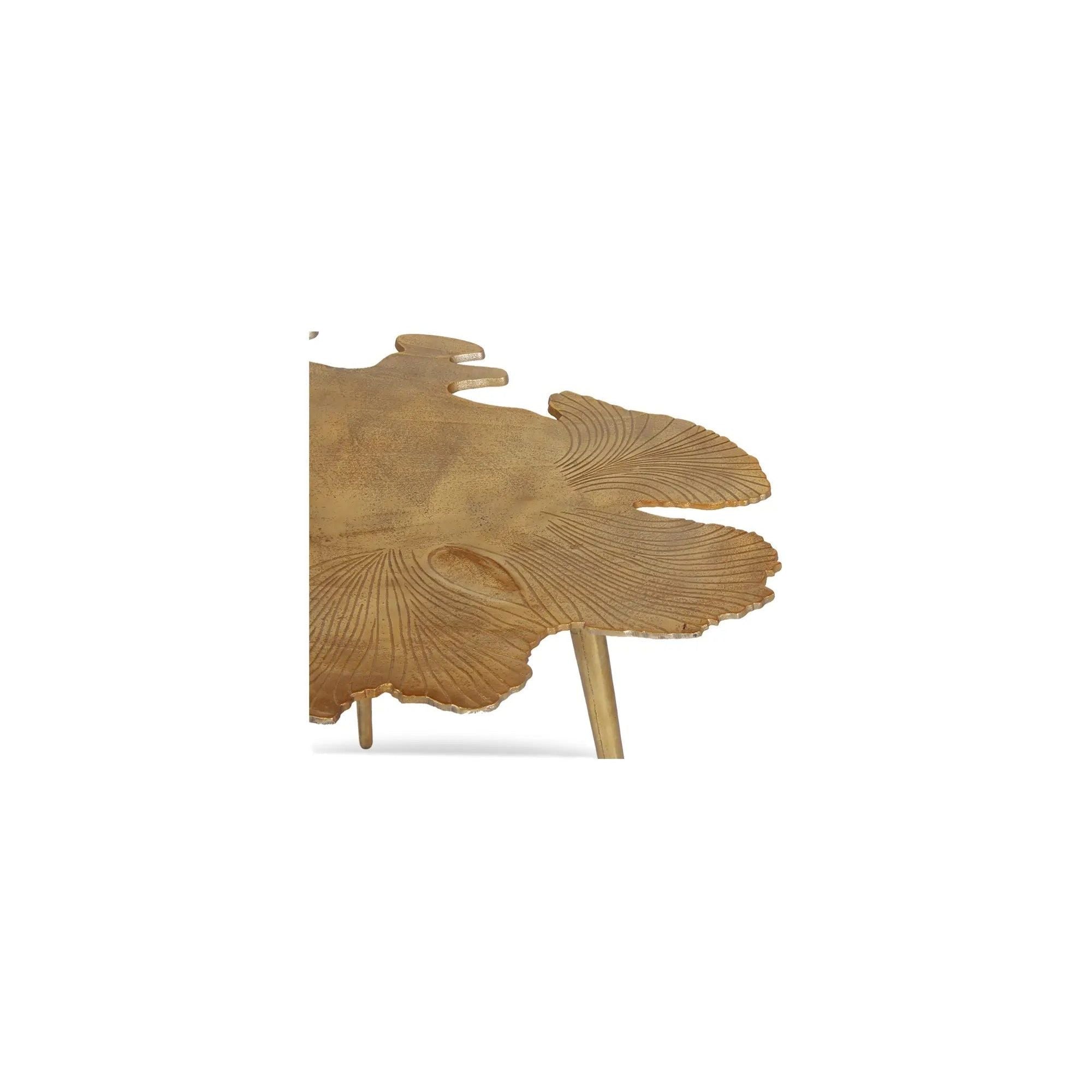 Moe's Home Collection Amoeba Gold Side Table - Image 3
