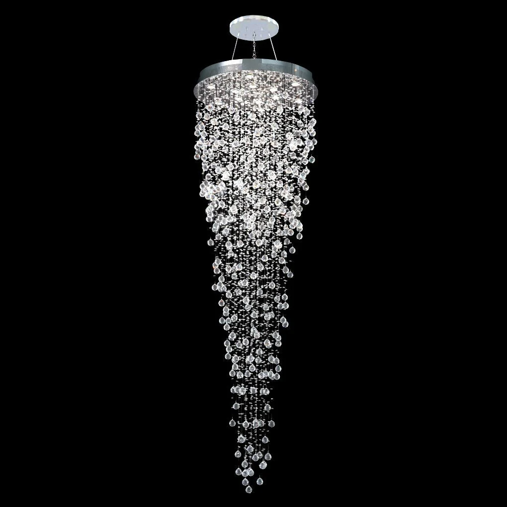 James R. Moder Impact Crystal Rain 32" Wide Modern Chandelier - Image 1