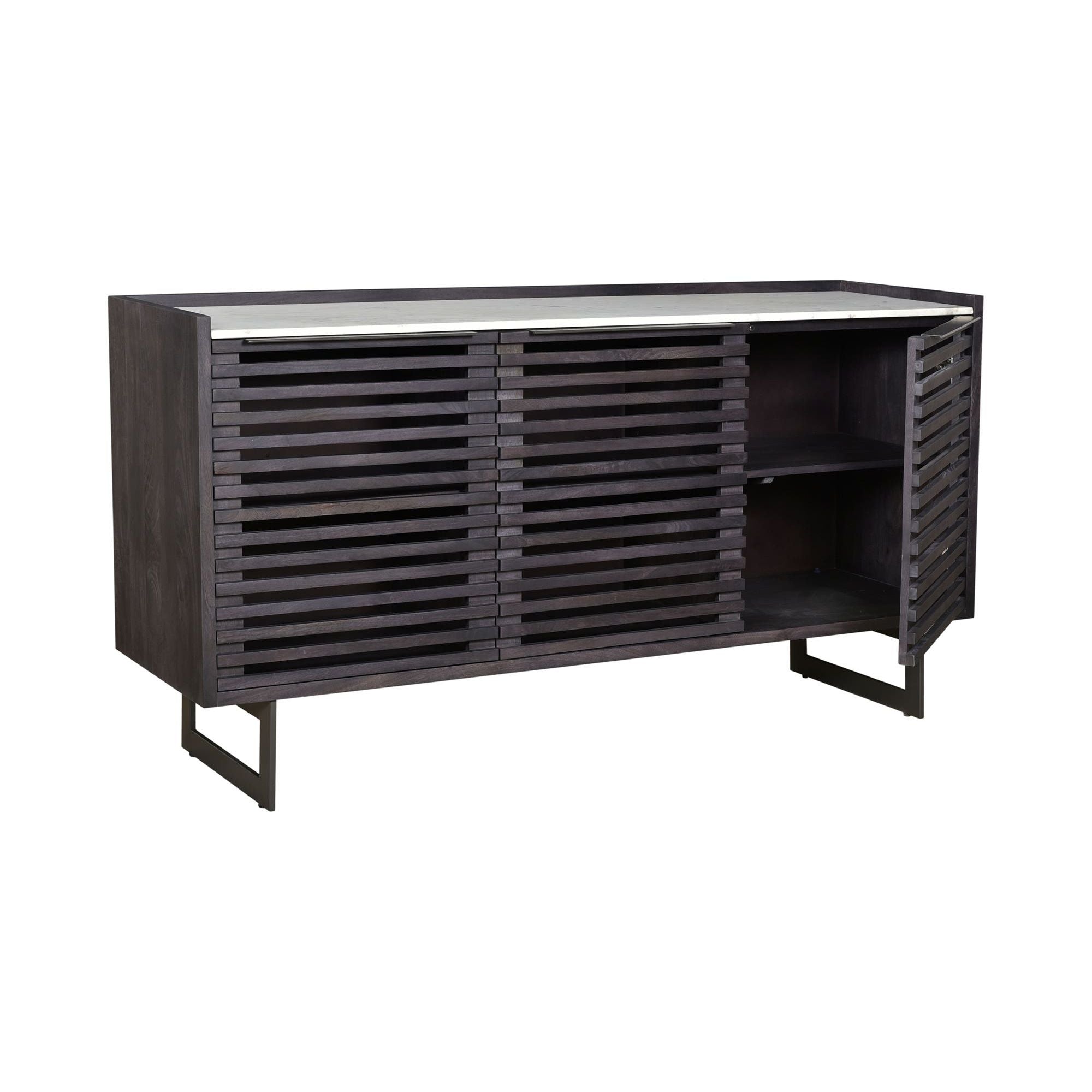 Paloma Sideboard Charcoal Grey - Image 3
