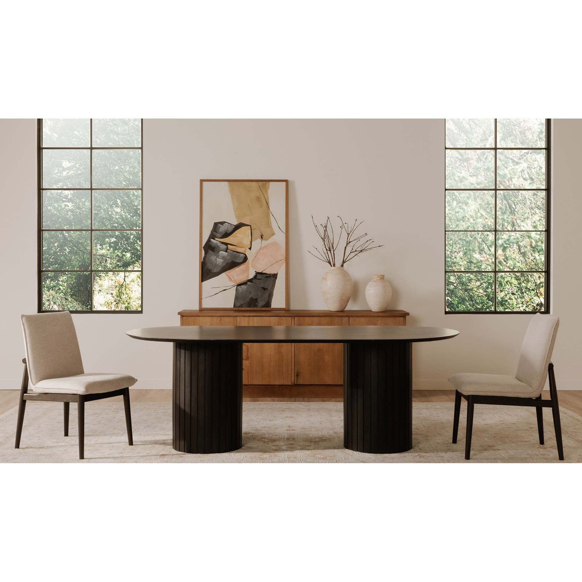 Moe's Home Povera Dining Table Black - Image 2