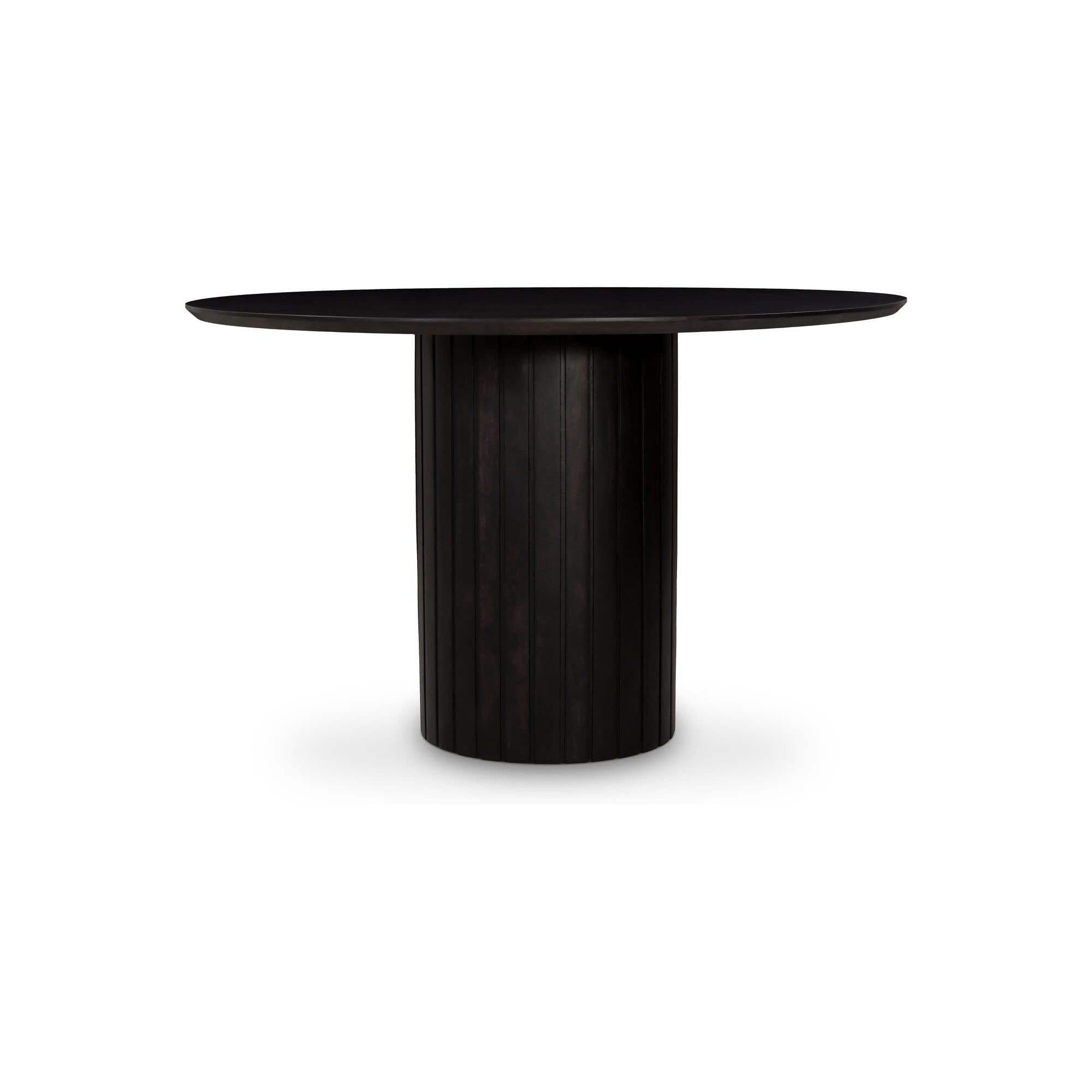 Moe's Home Povera Round Dining Table Black - Image 1
