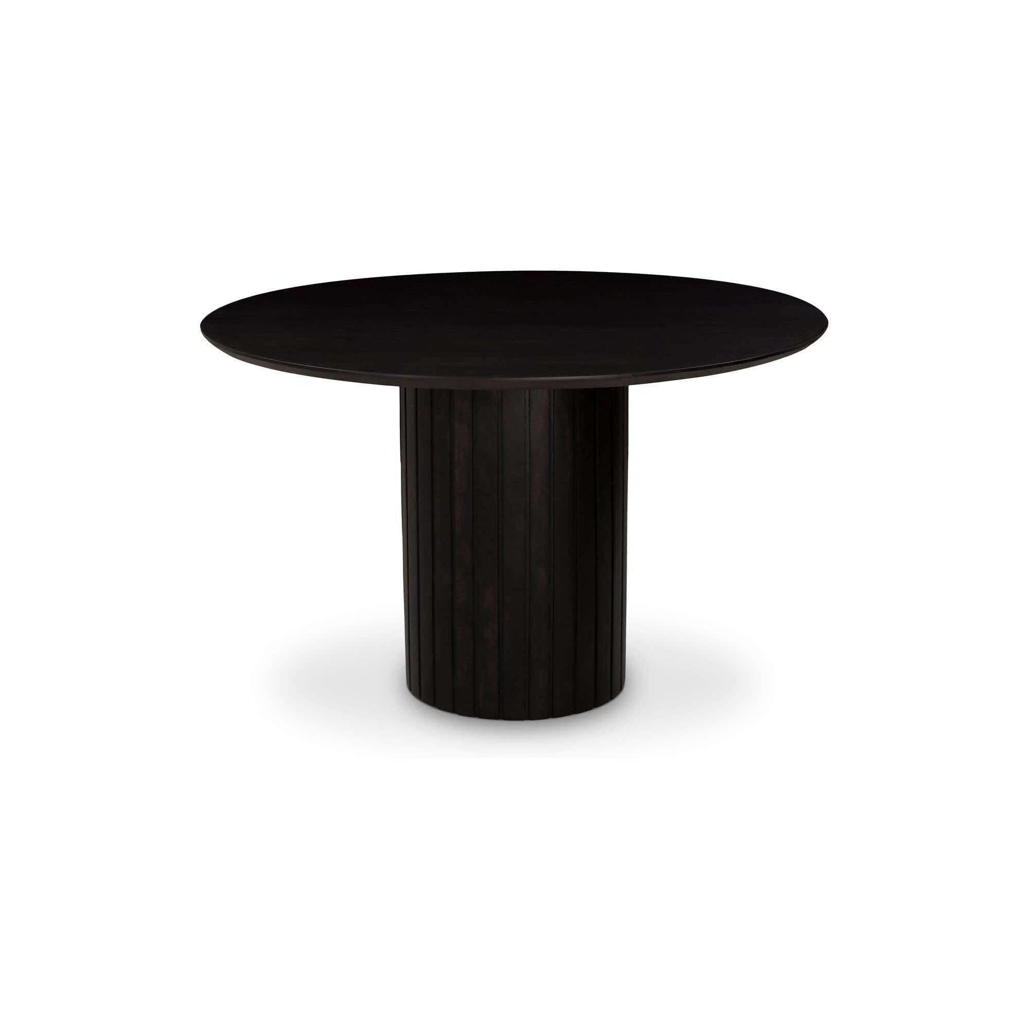 Moe's Home Povera Round Dining Table Black - Image 3