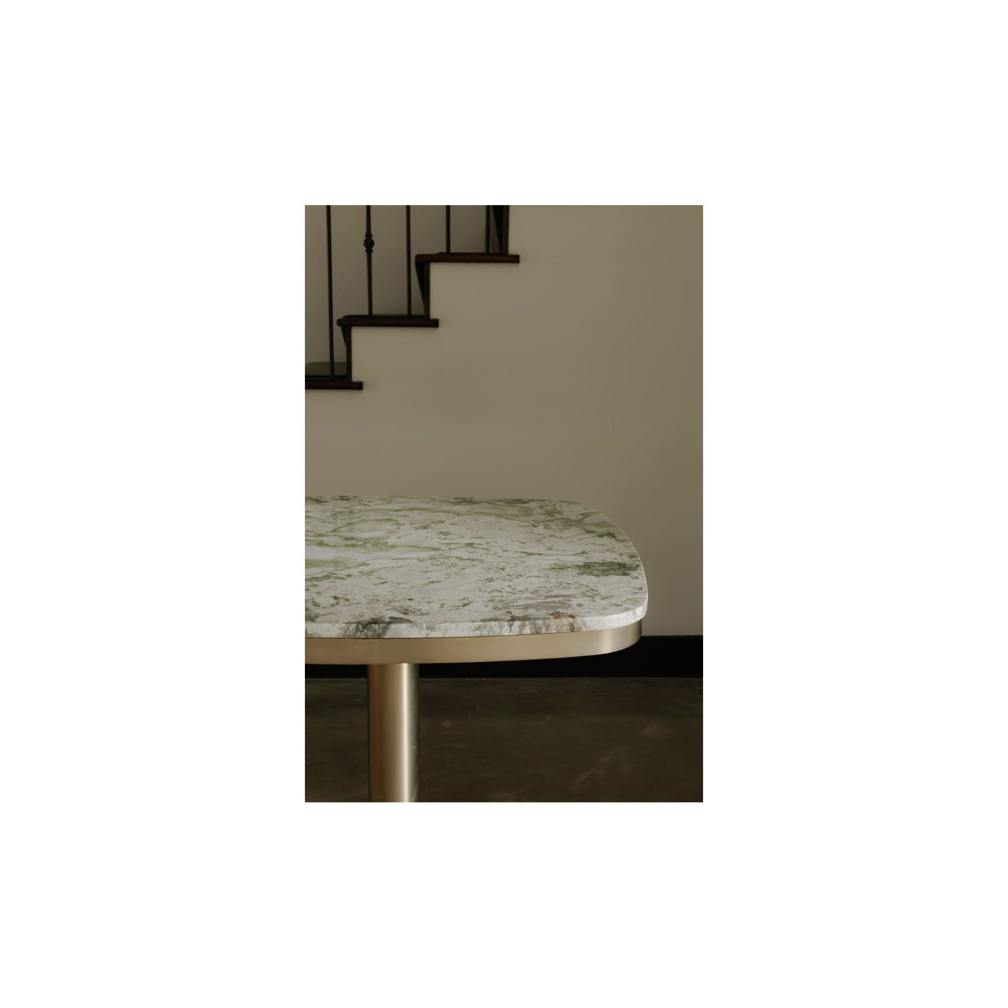 Moe's Home Celeste Cafe Table Green Onyx Marble - Image 3