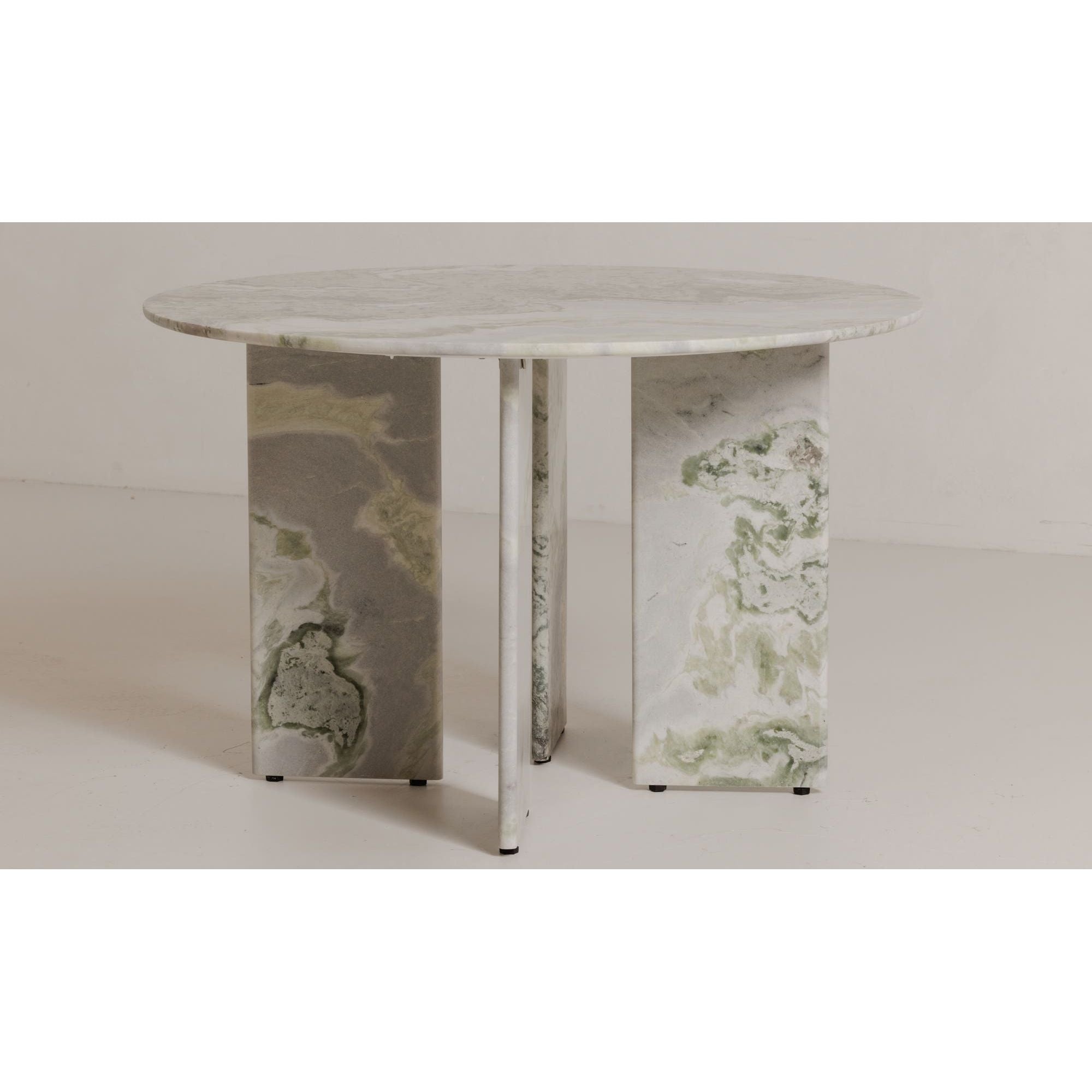 Moe's Home Celia Round Dining Table Green Onyx Marble - Image 3