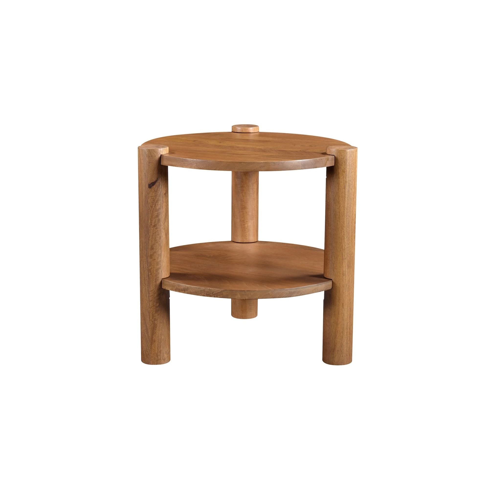 Moe's Home Collection Olsen Vintage Brown Accent Table - Image 1