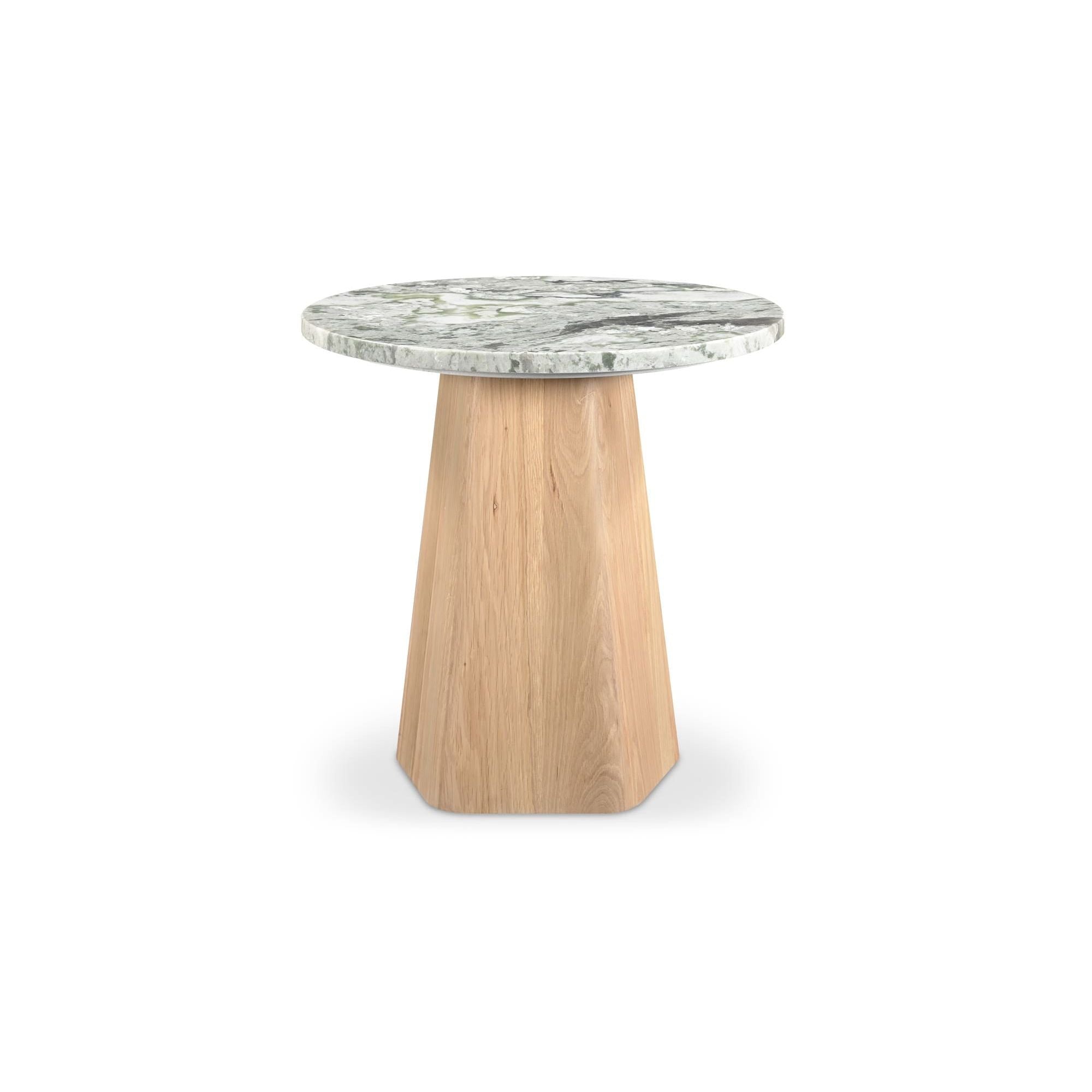 Moe's Home Collection Evelyn Green Onyx Marble Accent Table - Image 1