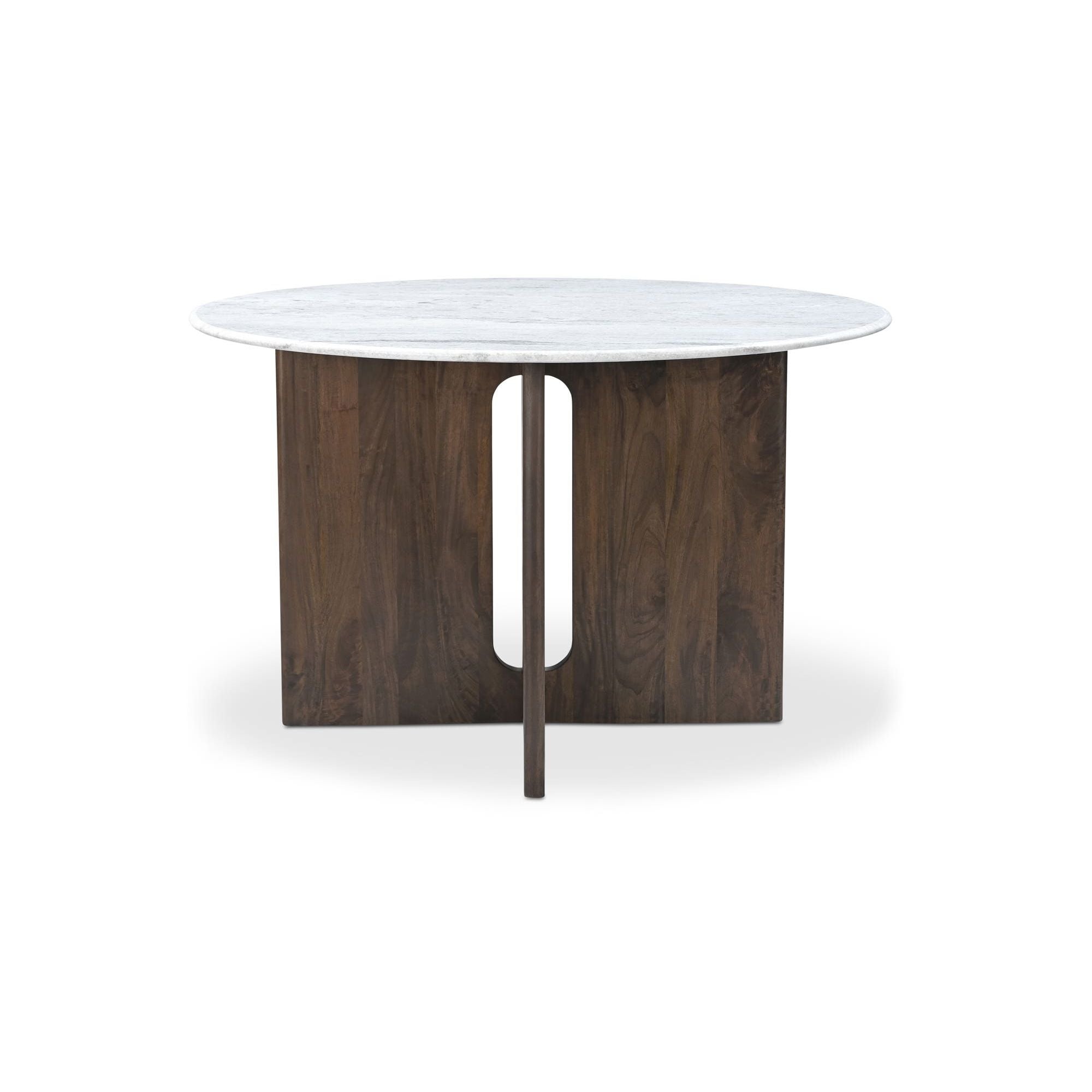Moe's Home Stanley Dining Table White Marble - Image 1