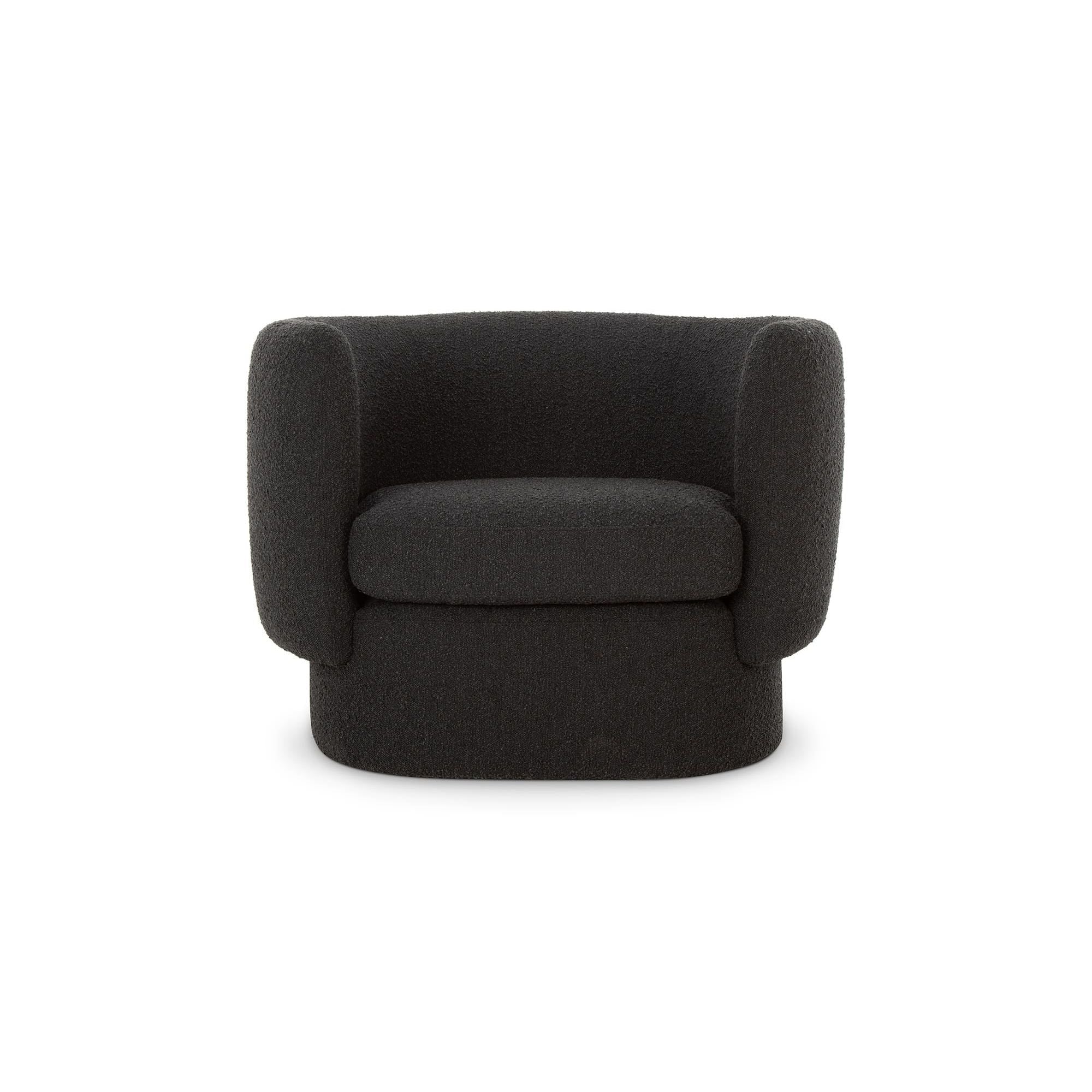 Moe's Home Collection Koba Black Chair - Image 1