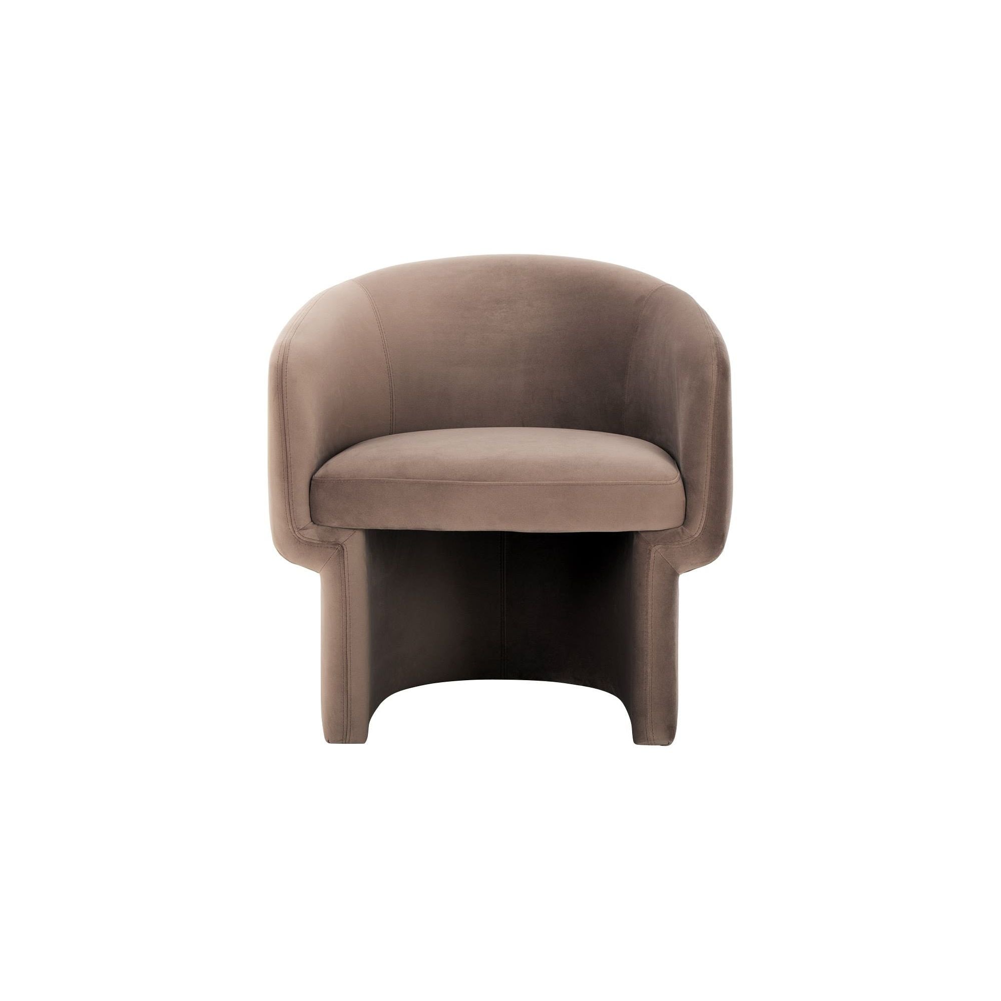 Moe's Home Collection Franco Muted Camel Chair - Image 1