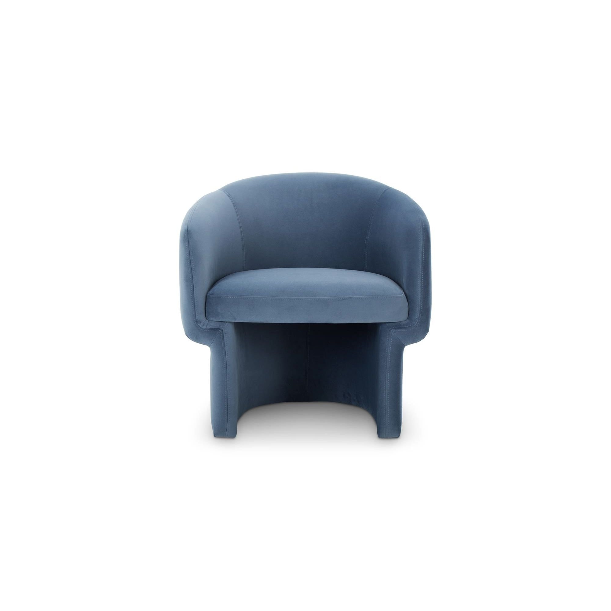 Moe’s Home Collection Franco Dusted Blue Chair