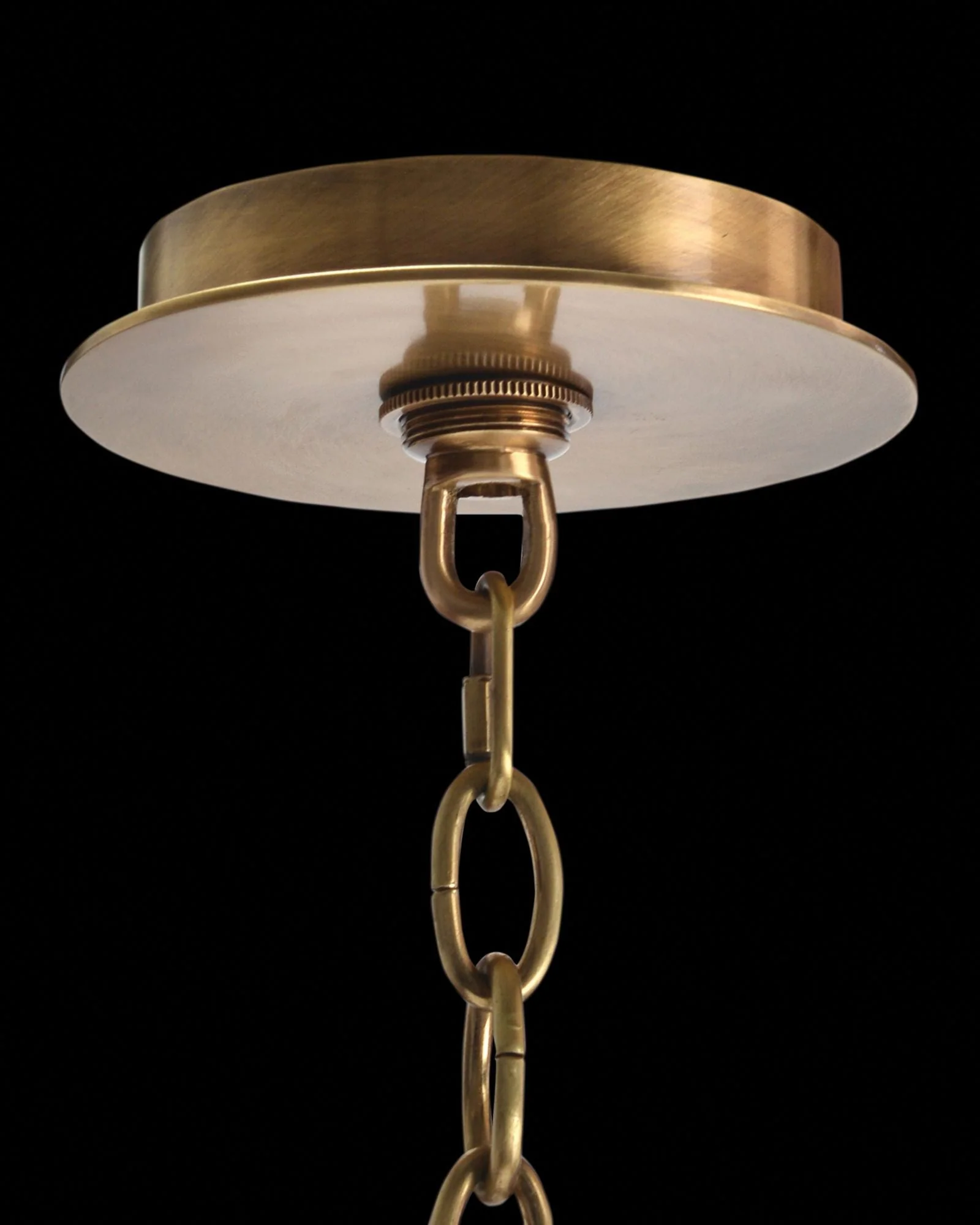 John Richard Acrylic and Brass 38" Wide 10-Light Chandelier - Image 2